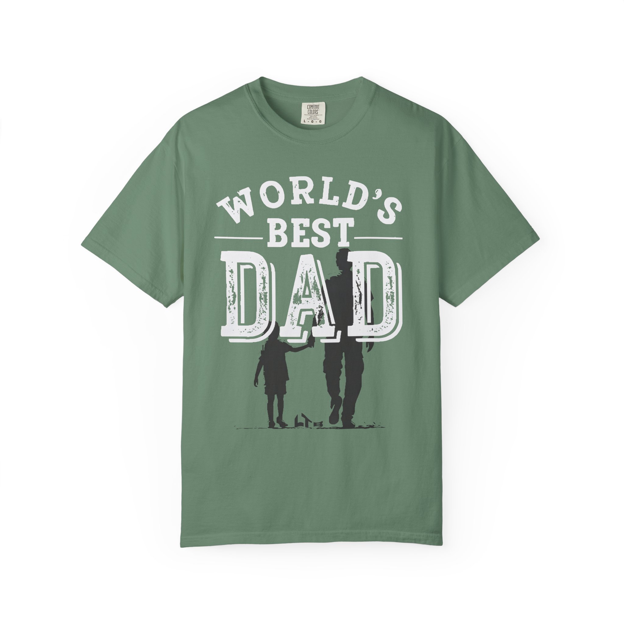 World's Best Dad T-Shirt — Vintage Silhouette Father's Day Tee - Image 9