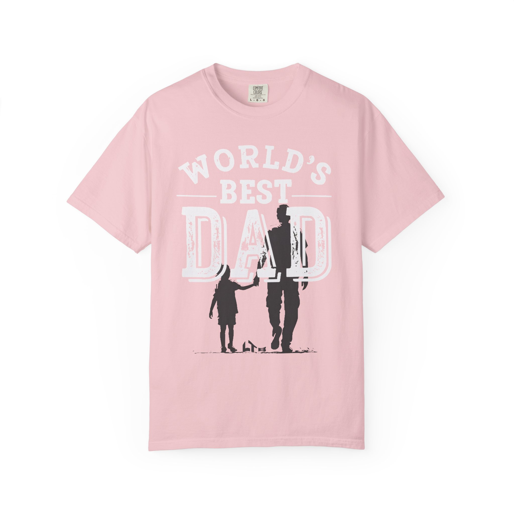 World's Best Dad T-Shirt — Vintage Silhouette Father's Day Tee - Image 6