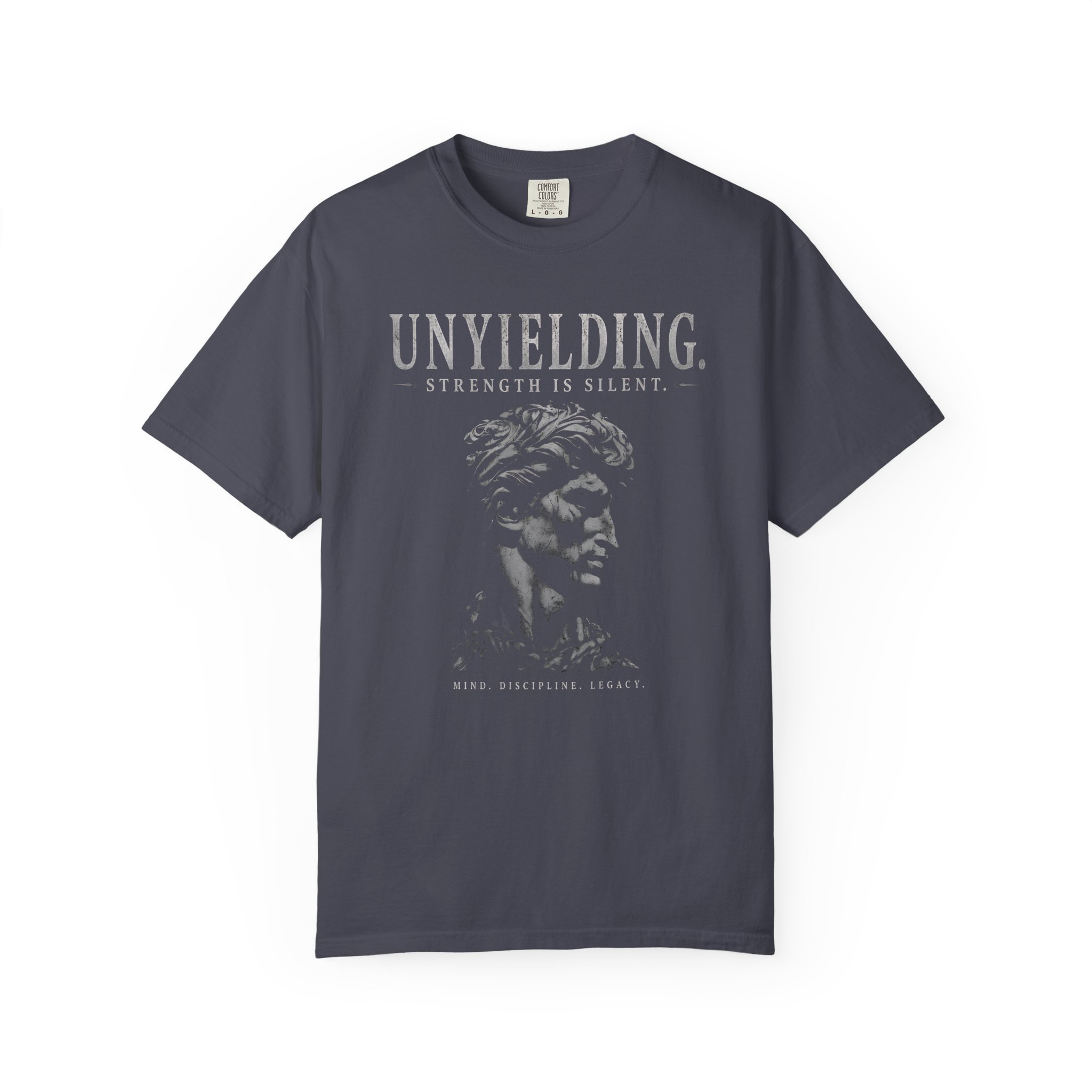 Greek Roman Stoic Warrior Unyielding T-Shirt | Mind Discipline Legacy Tee - Image 5