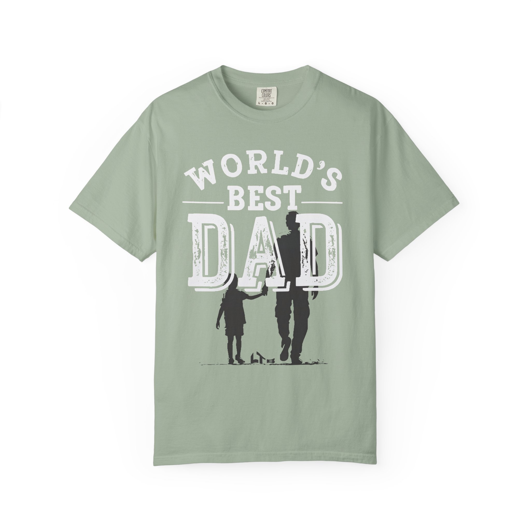 World's Best Dad T-Shirt — Vintage Silhouette Father's Day Tee - Image 4