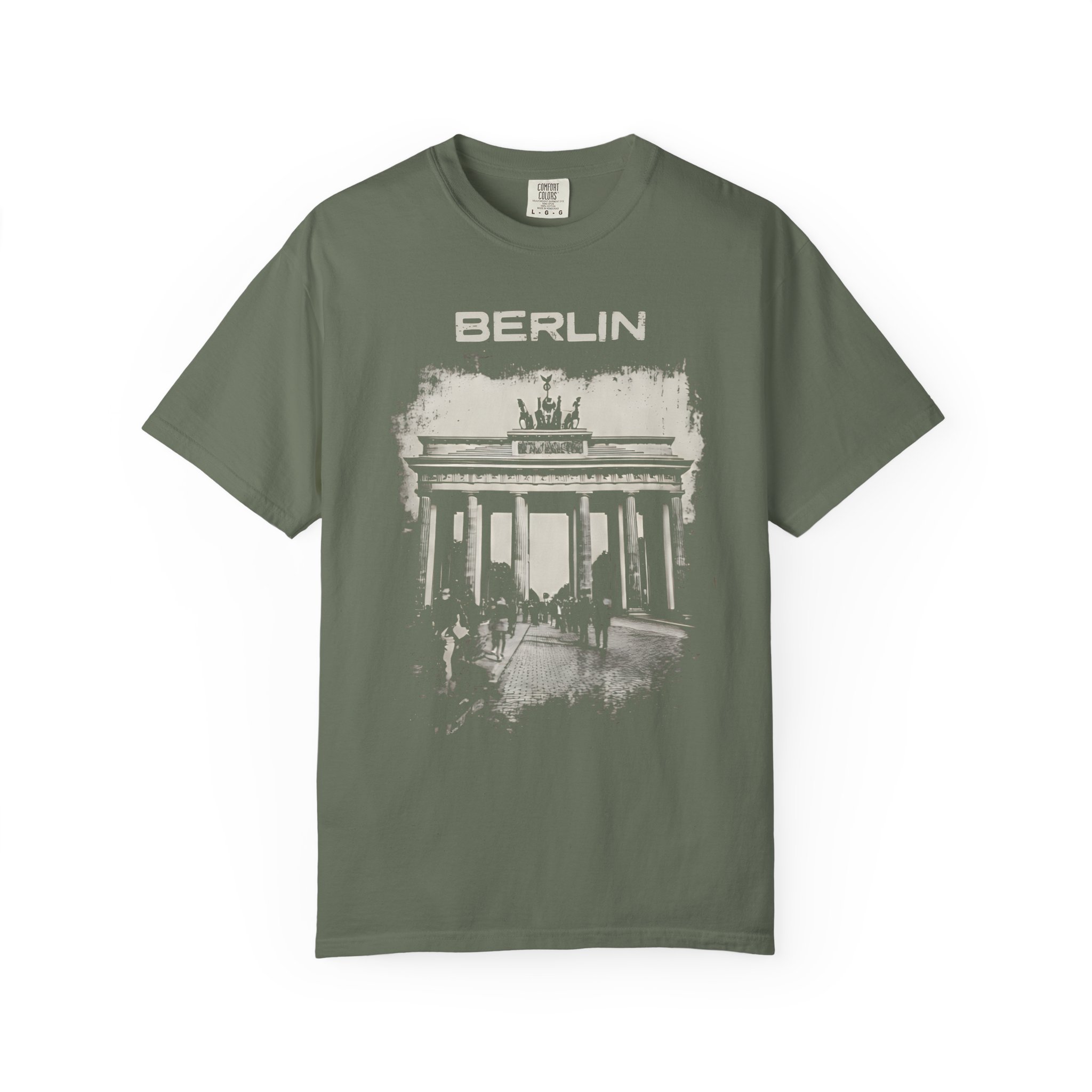 Berlin T-Shirt | Brandenburg Gate Urban Landmark Vintage Streetwear Tee - Image 7