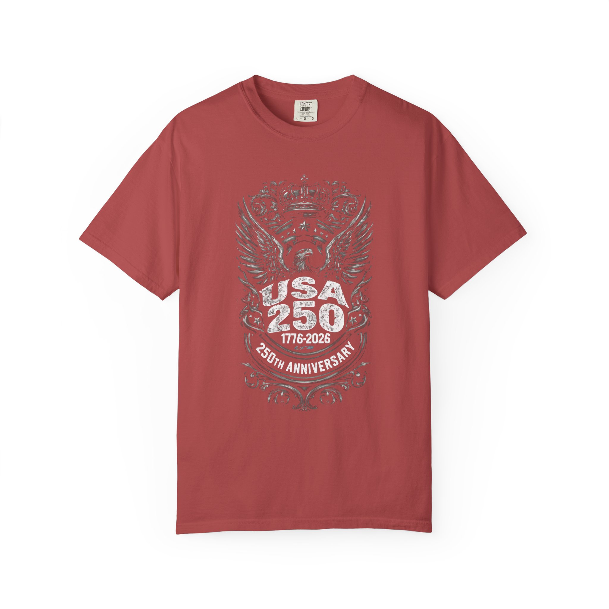 USA 250th Anniversary T-Shirt | 1776–2026 Eagle Emblem Patriotic Streetwear Tee - Image 7