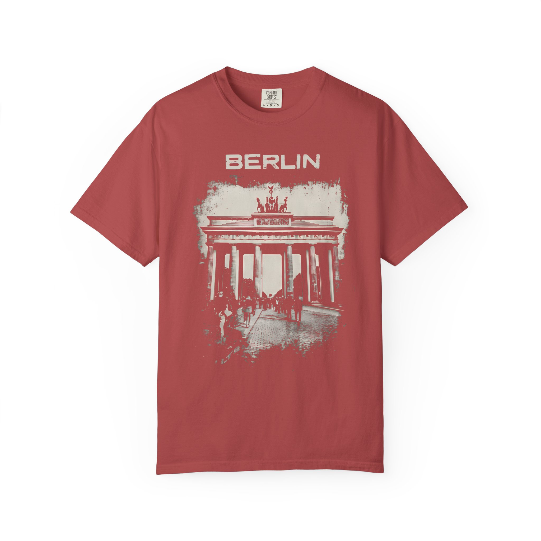 Berlin T-Shirt | Brandenburg Gate Urban Landmark Vintage Streetwear Tee - Image 13