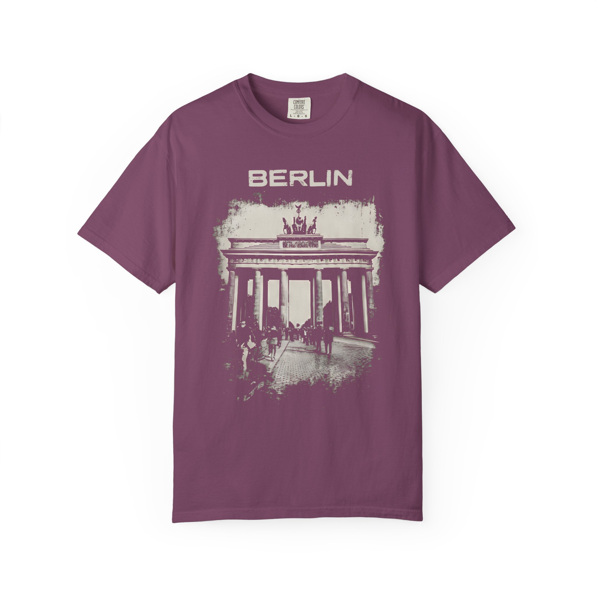 Berlin T-Shirt | Brandenburg Gate Urban Landmark Vintage Streetwear Tee - Image 11