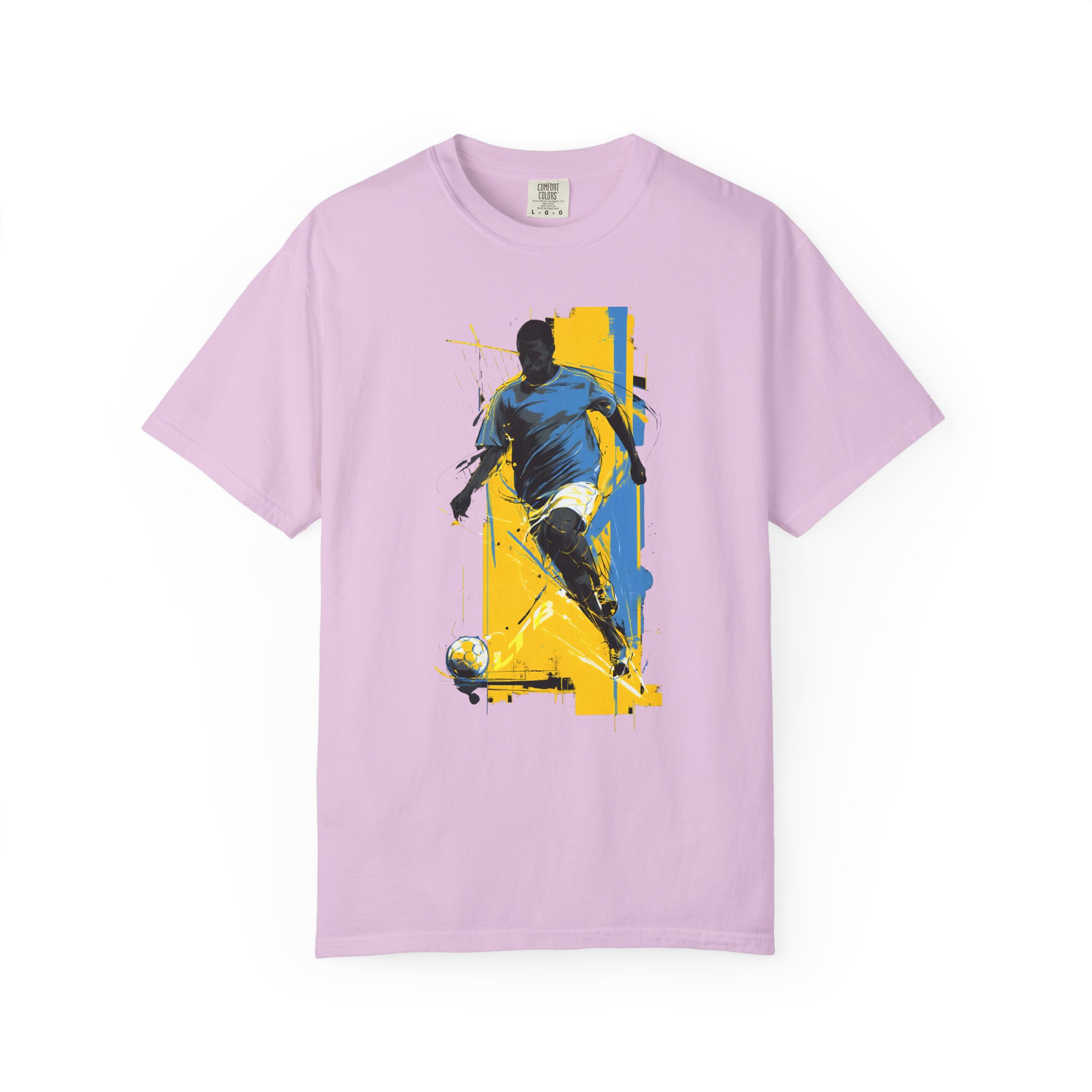 Soccer Player Art T-Shirt | Dynamic Football Graphic Streetwear Tee - Image 12