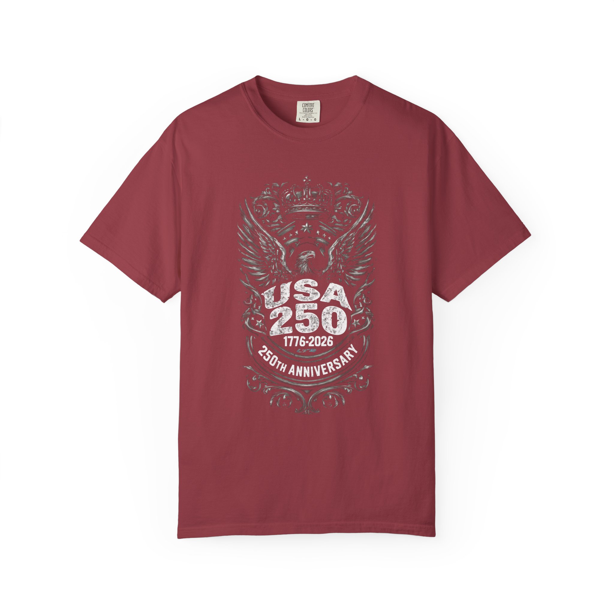 USA 250th Anniversary T-Shirt | 1776–2026 Eagle Emblem Patriotic Streetwear Tee - Image 6