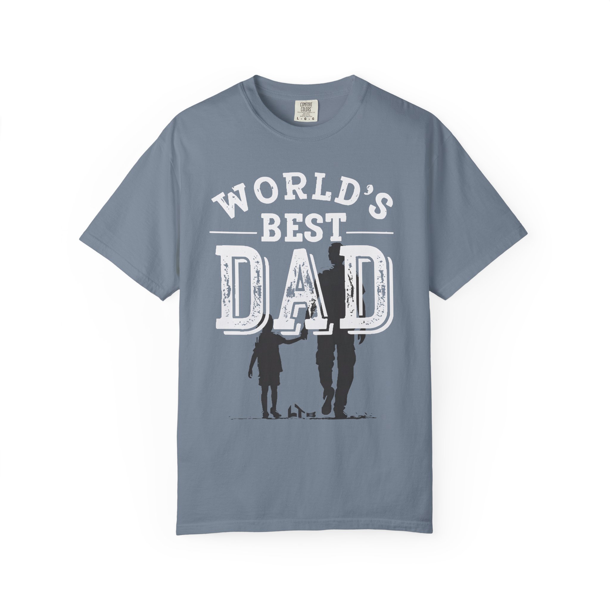 World's Best Dad T-Shirt — Vintage Silhouette Father's Day Tee - Image 15