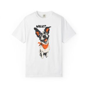 Walk? Dog Graphic T-Shirt | Playful Pup Expression Funny Pet Lover Tee