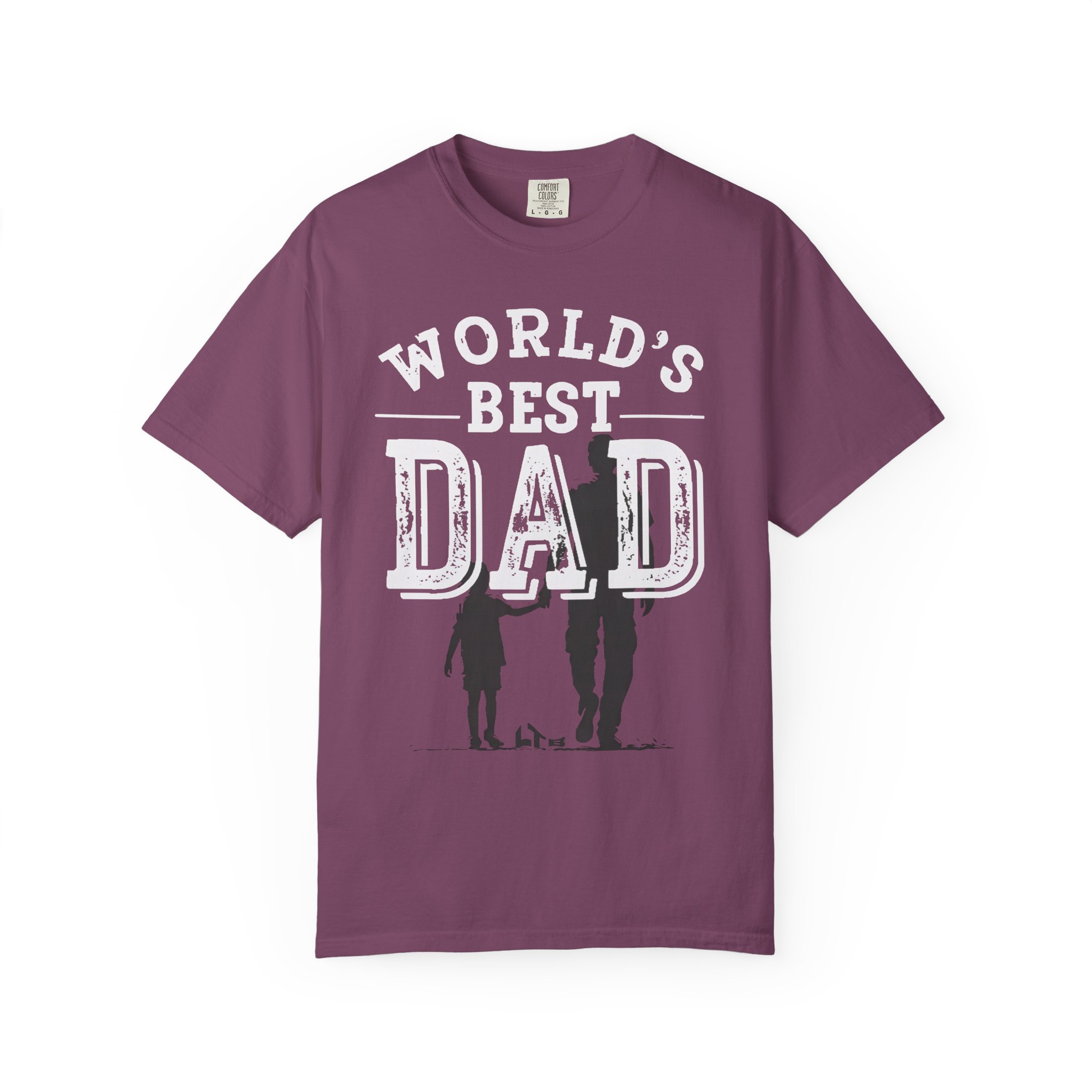World's Best Dad T-Shirt — Vintage Silhouette Father's Day Tee - Image 5