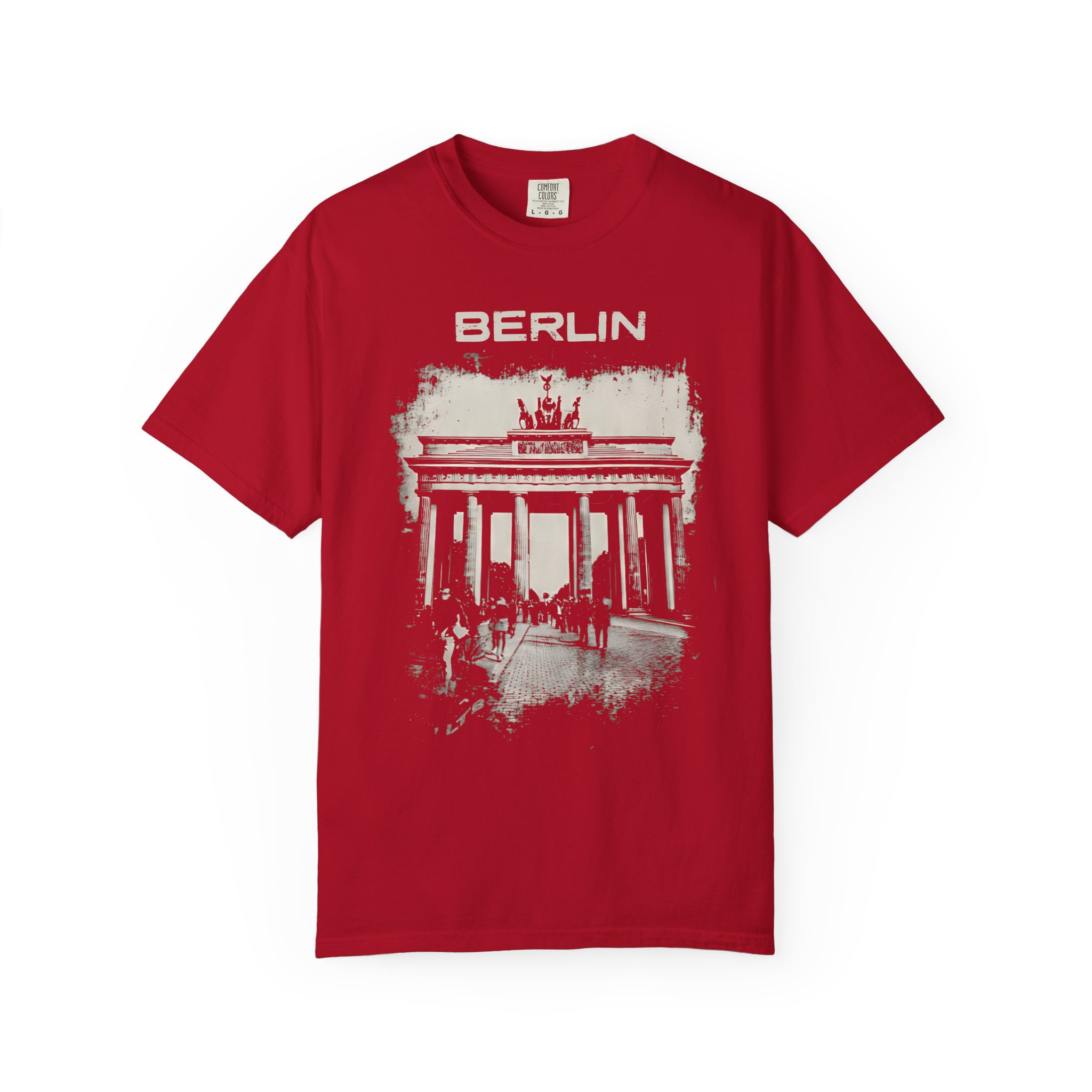 Berlin T-Shirt | Brandenburg Gate Urban Landmark Vintage Streetwear Tee - Image 14