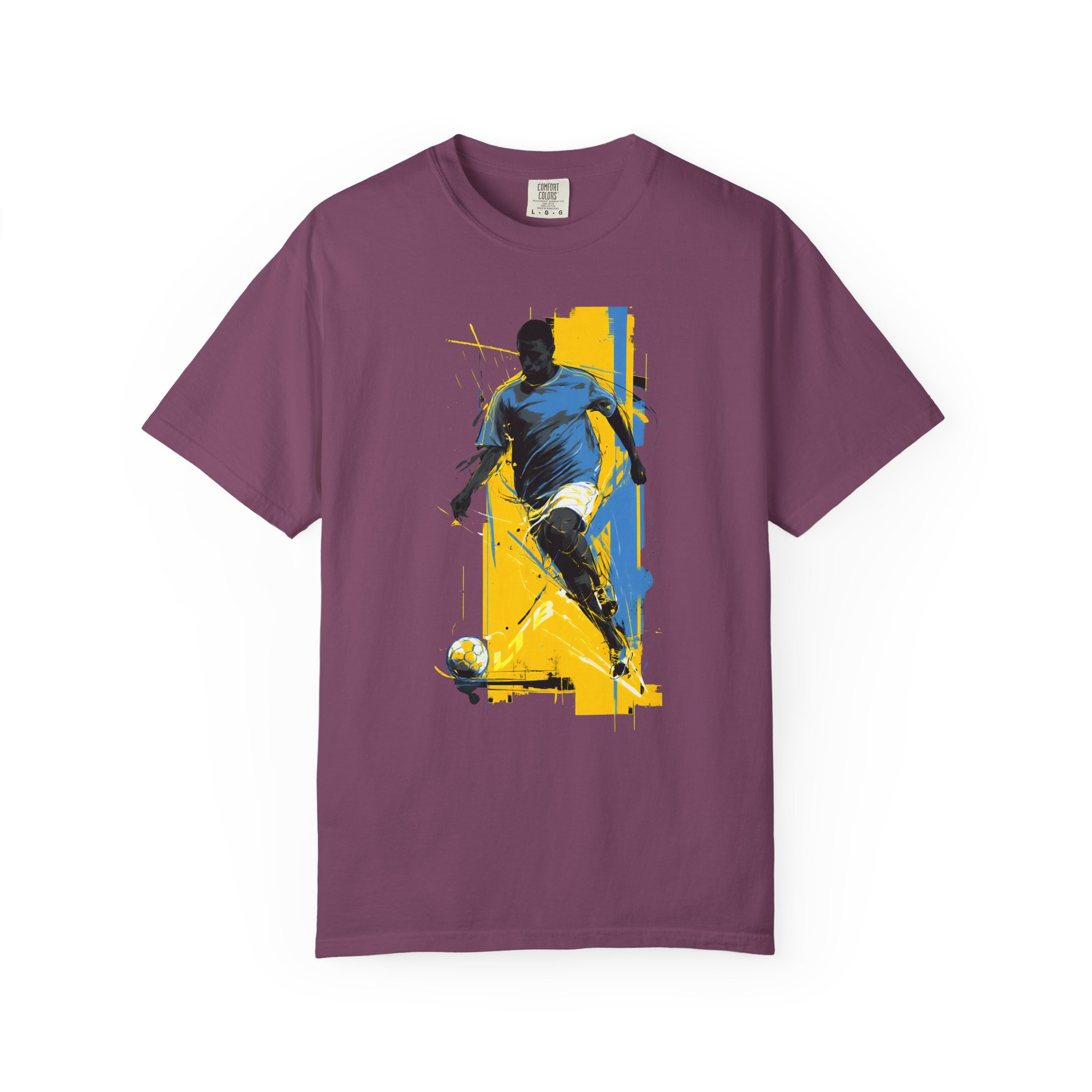 Soccer Player Art T-Shirt | Dynamic Football Graphic Streetwear Tee - Image 13