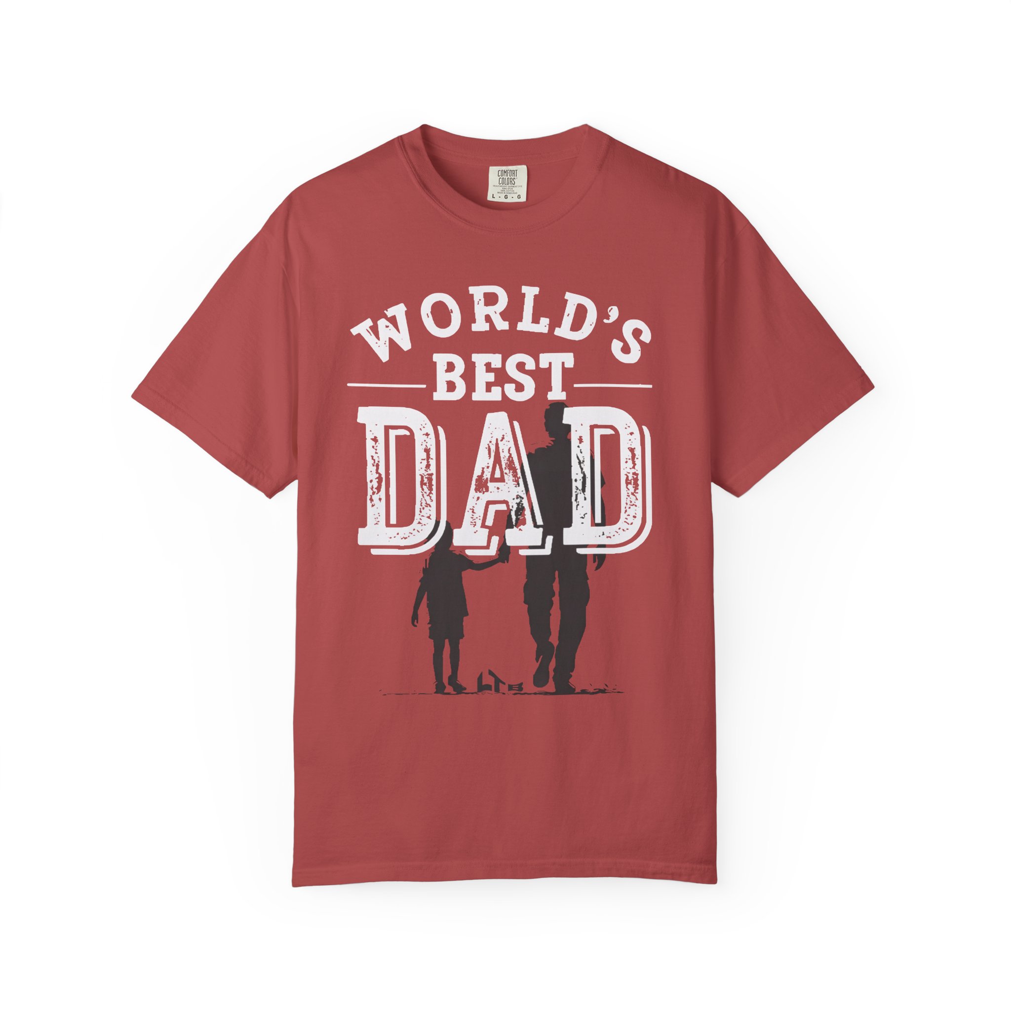 World's Best Dad T-Shirt — Vintage Silhouette Father's Day Tee - Image 8