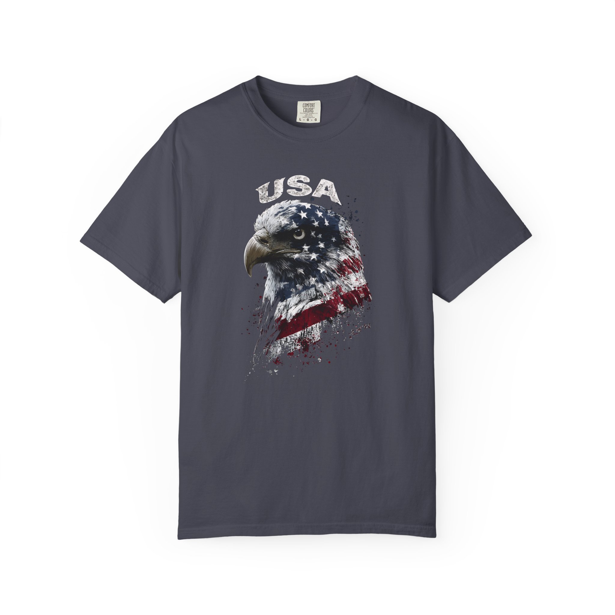 USA Eagle T-Shirt | American Flag Bald Eagle Patriotic Streetwear Tee - Image 10