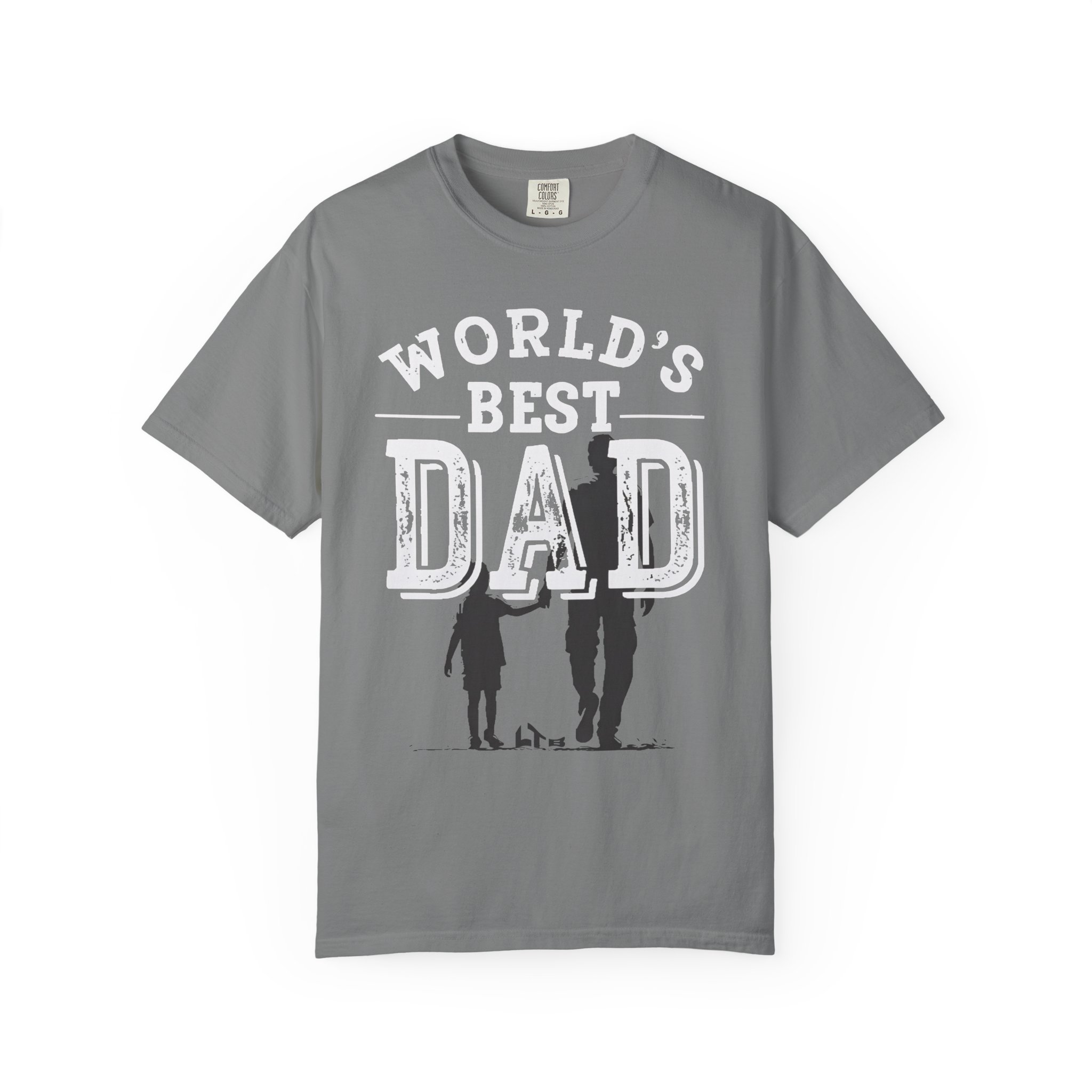 World's Best Dad T-Shirt — Vintage Silhouette Father's Day Tee