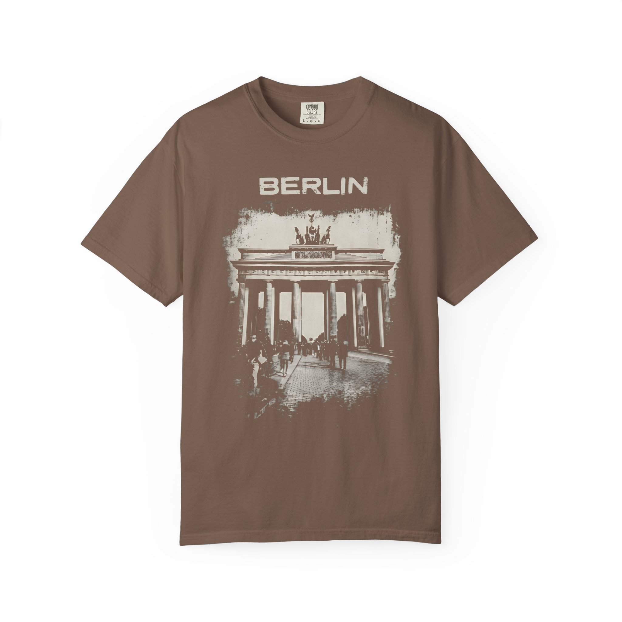 Berlin T-Shirt | Brandenburg Gate Urban Landmark Vintage Streetwear Tee - Image 5