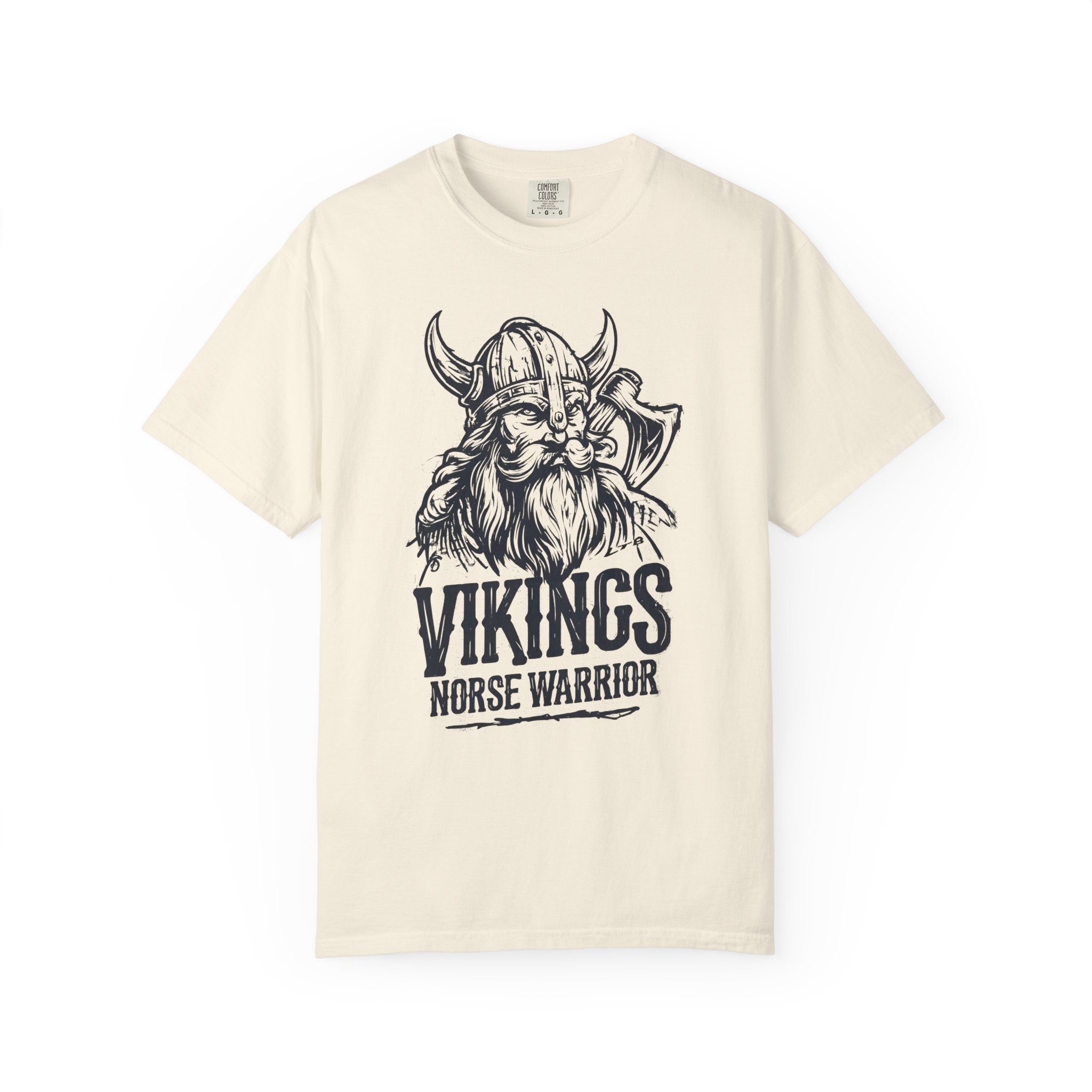 Vikings Norse Warrior T-Shirt | Bold Viking Art Historic Streetwear Tee - Image 3