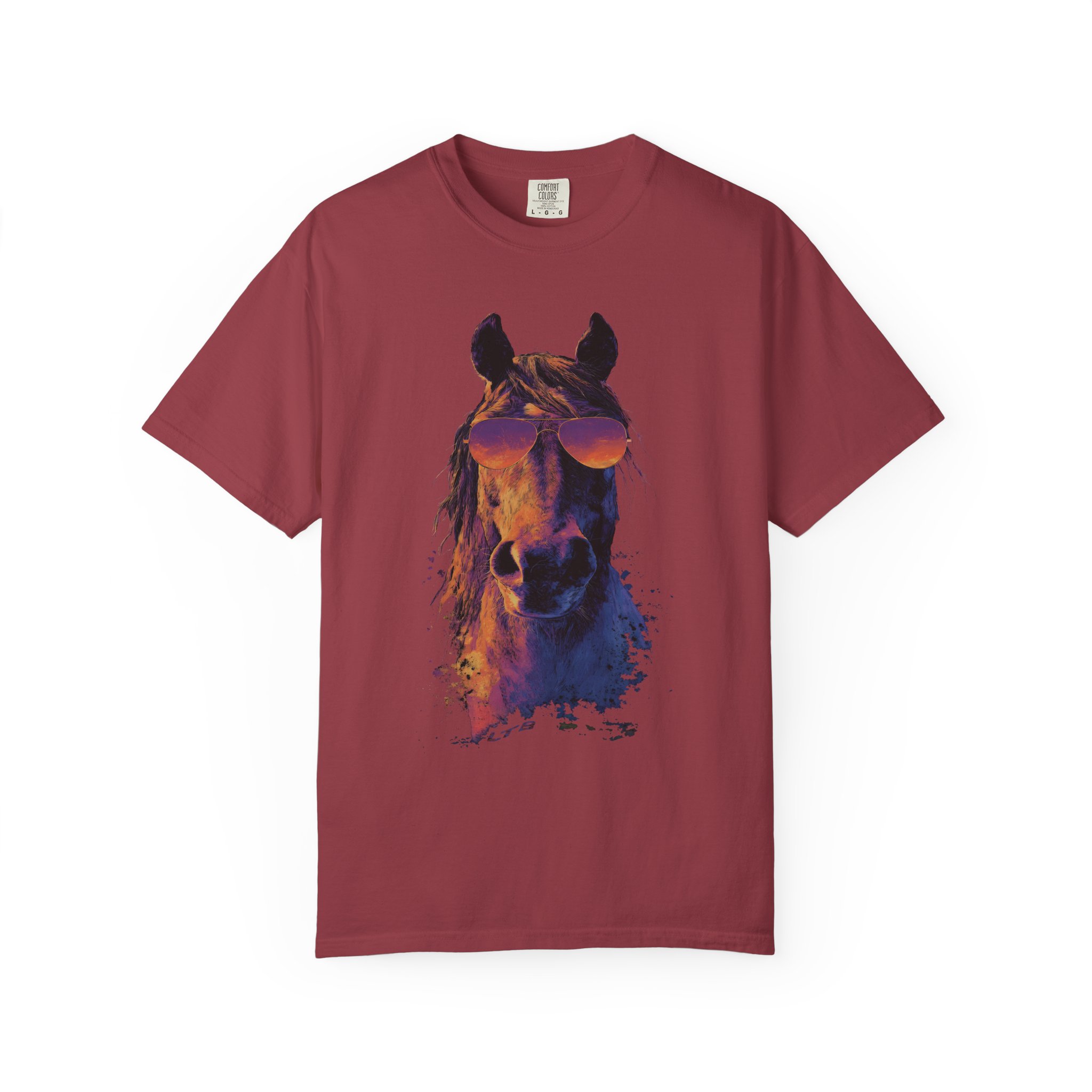 Cool Horse T-Shirt | Retro Sunglasses Stallion Streetwear Tee - Image 11