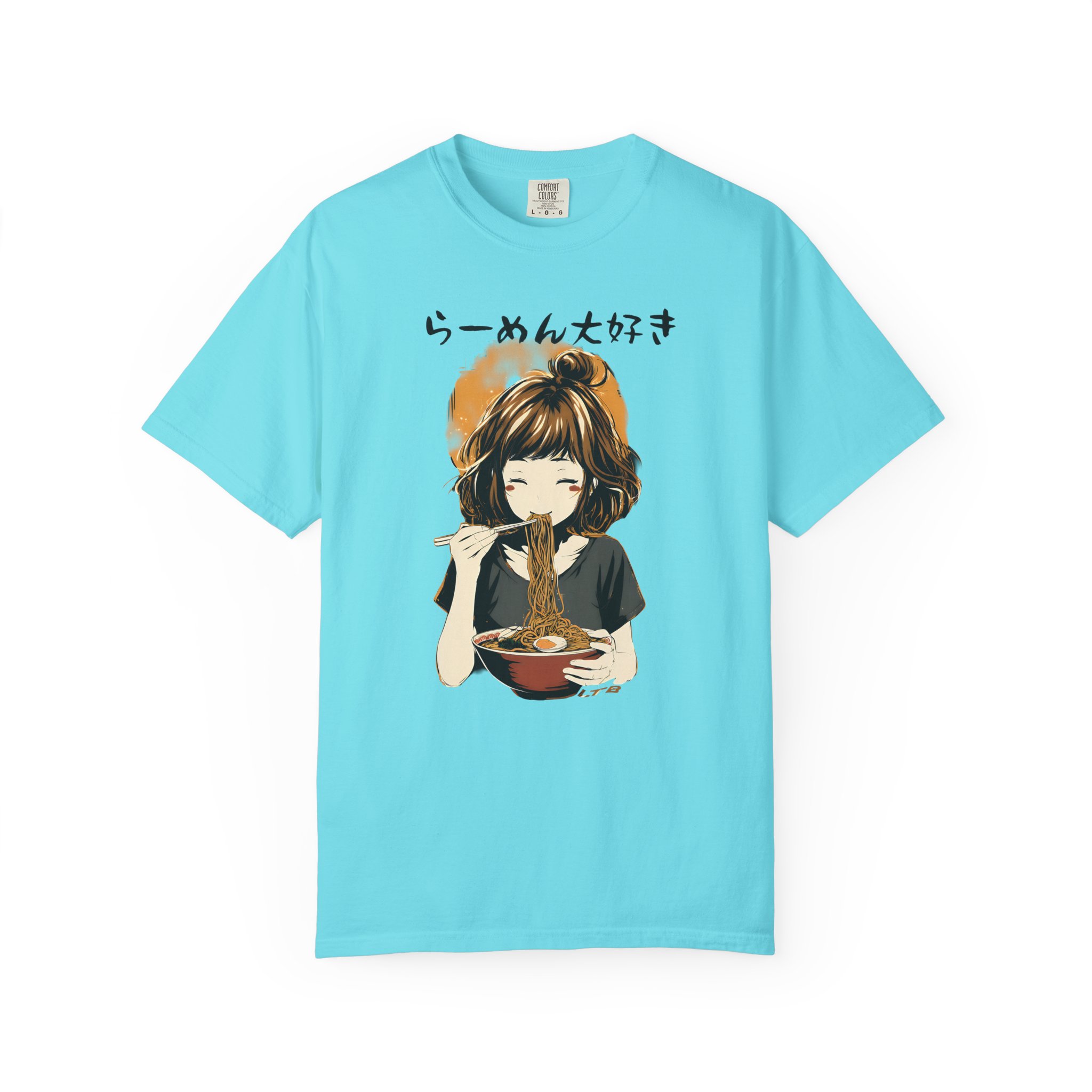 Ramen Lover Anime Girl T-Shirt | Japanese Kawaii Noodle Bowl Manga Streetwear Tee - Image 6