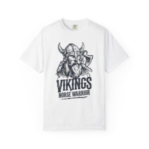 Vikings Norse Warrior T-Shirt | Bold Viking Art Historic Streetwear Tee