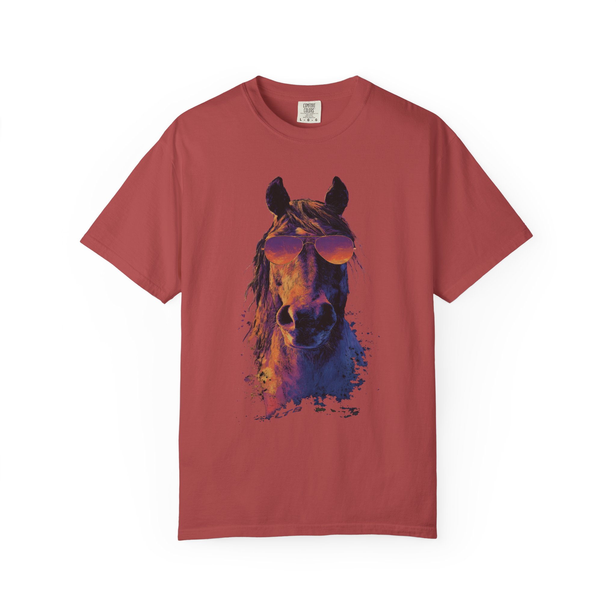 Cool Horse T-Shirt | Retro Sunglasses Stallion Streetwear Tee - Image 12