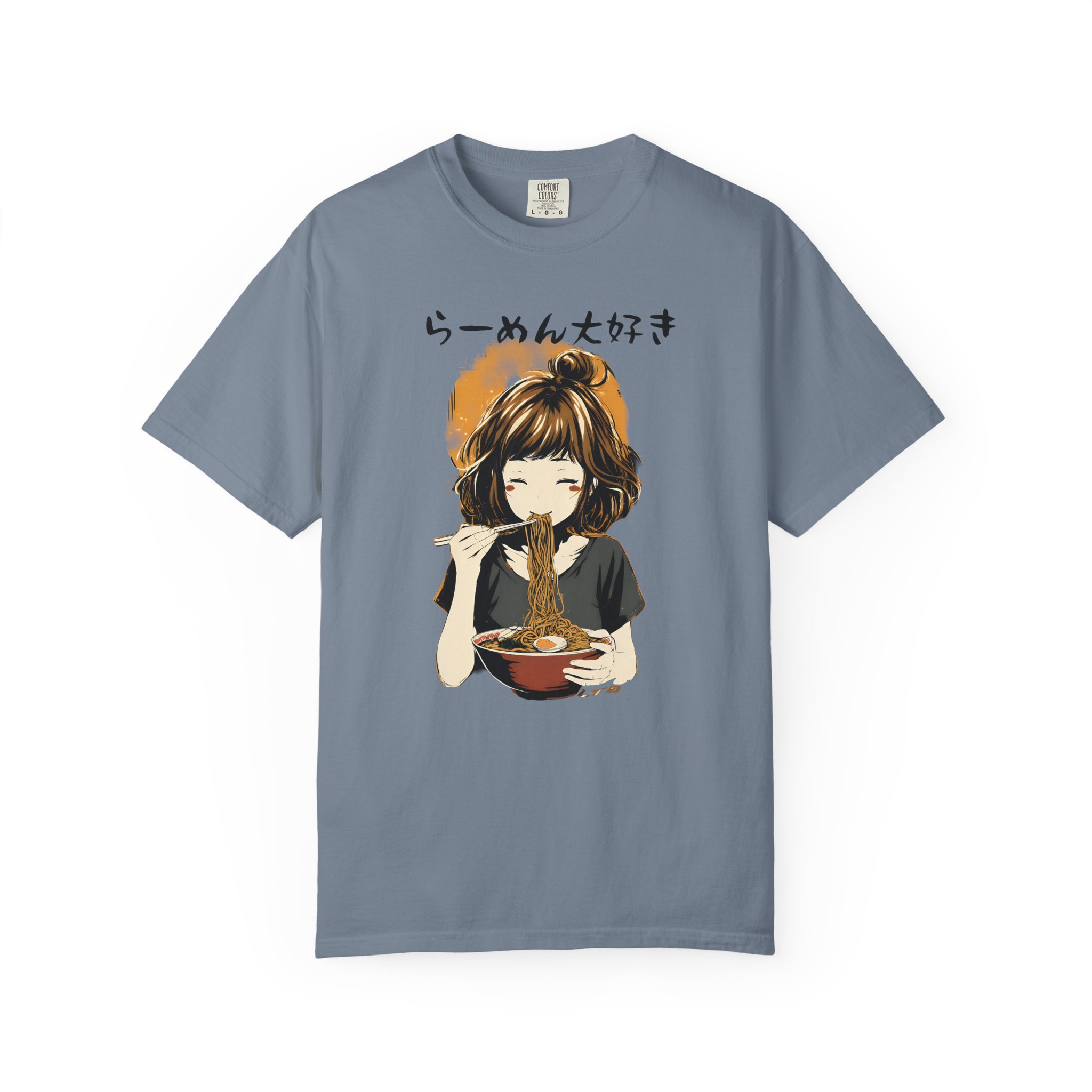 Ramen Lover Anime Girl T-Shirt | Japanese Kawaii Noodle Bowl Manga Streetwear Tee - Image 9