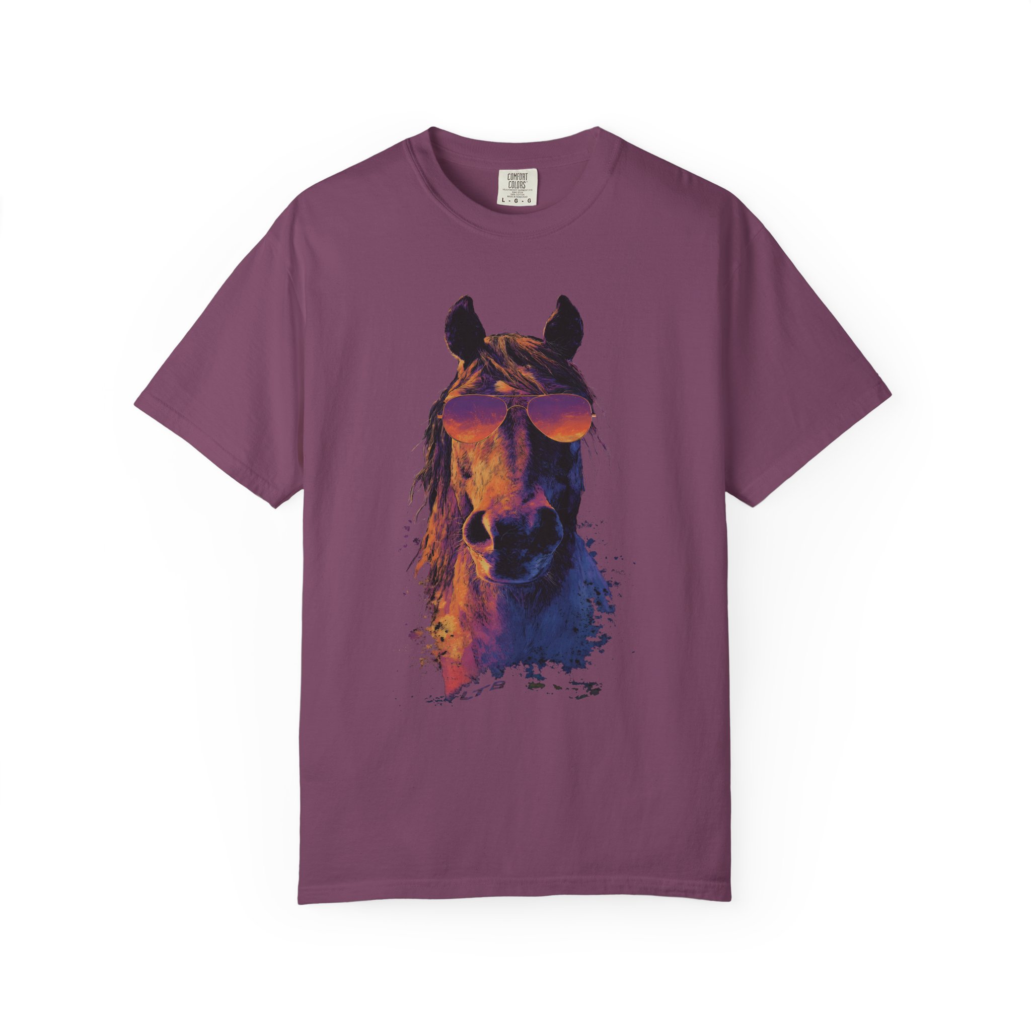 Cool Horse T-Shirt | Retro Sunglasses Stallion Streetwear Tee - Image 10