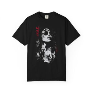 Girl Portrait With Sunglasses T-Shirt | High‑Contrast Art Streetwear Tee