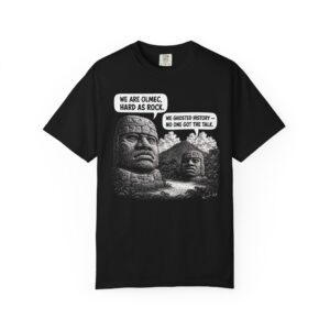 Olmec Stone Heads T-Shirt | Ancient Culture Art With Modern Humor Streetwear Tee