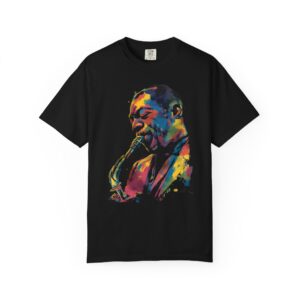 Saxophone Player T-Shirt | Colorful Jazz Music Streetwear Tee