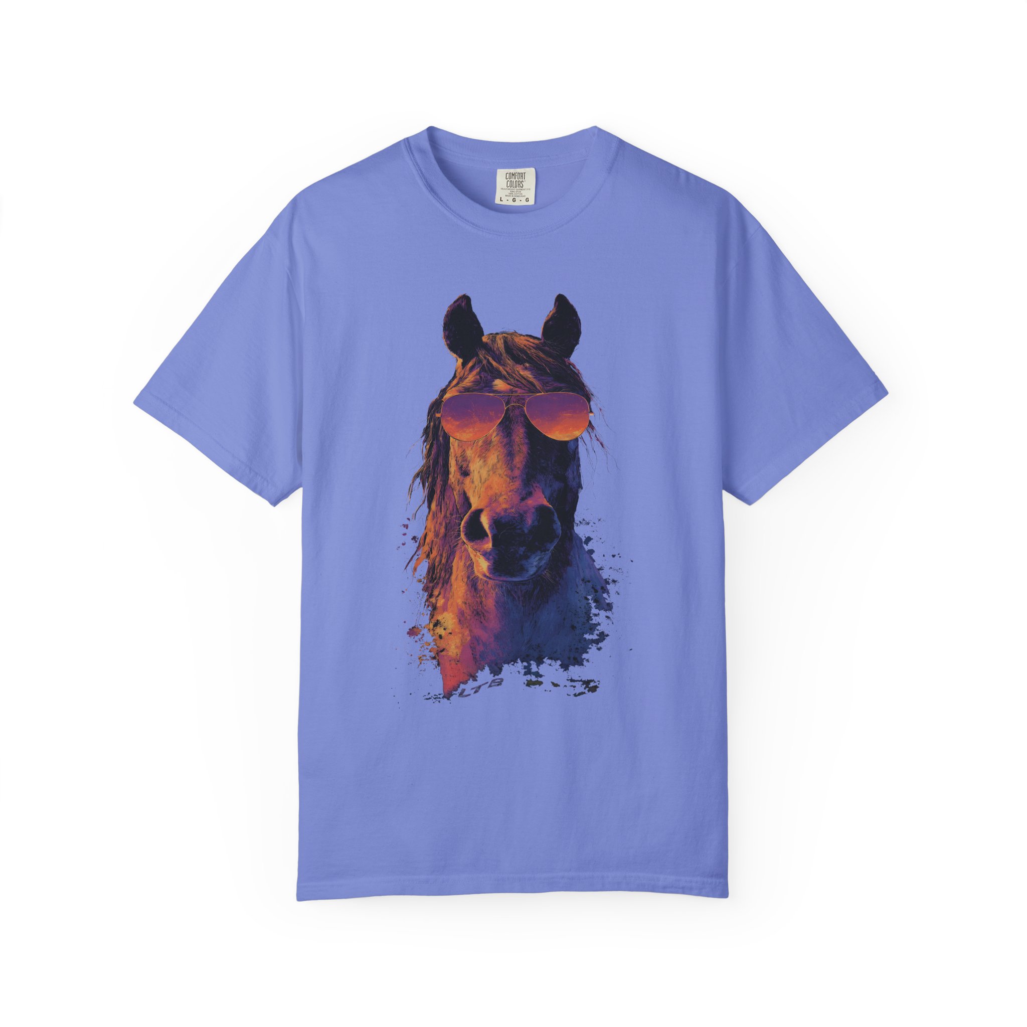 Cool Horse T-Shirt | Retro Sunglasses Stallion Streetwear Tee - Image 6