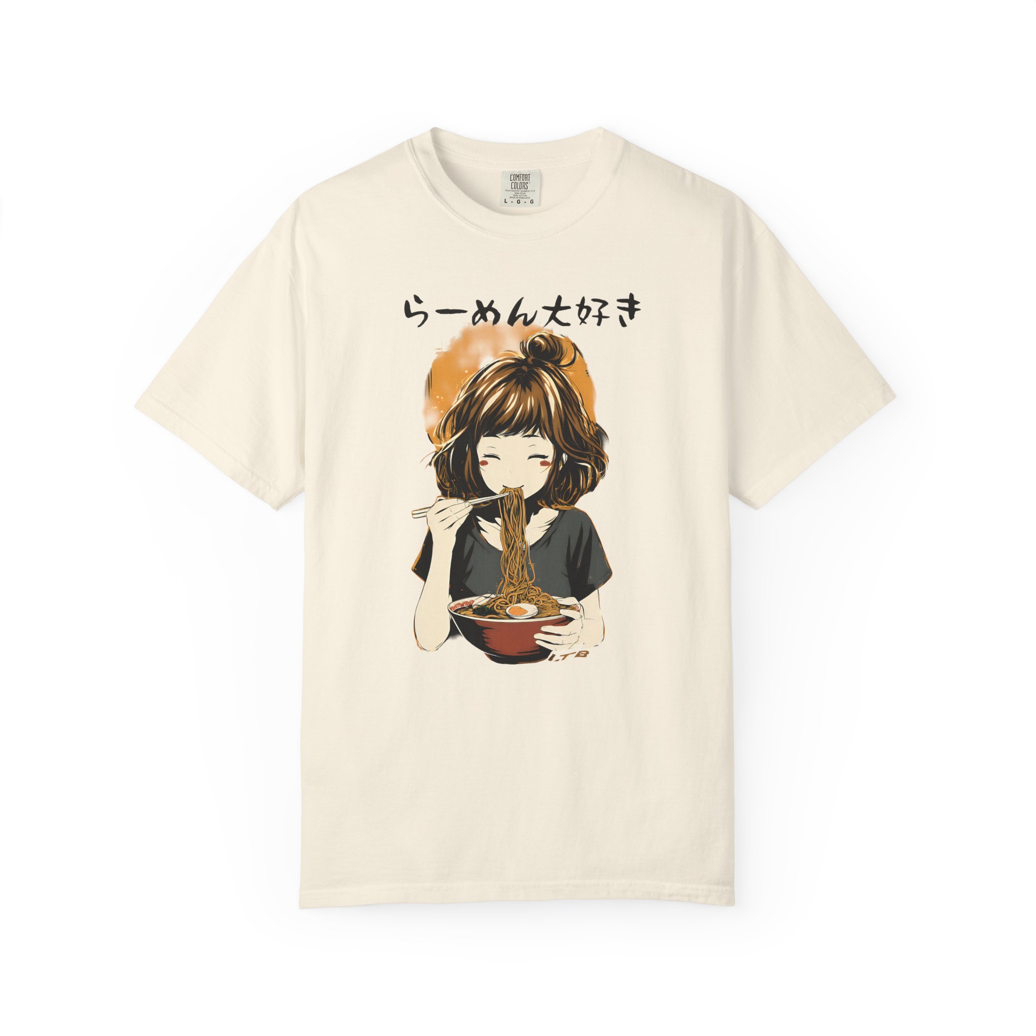 Ramen Lover Anime Girl T-Shirt | Japanese Kawaii Noodle Bowl Manga Streetwear Tee - Image 3