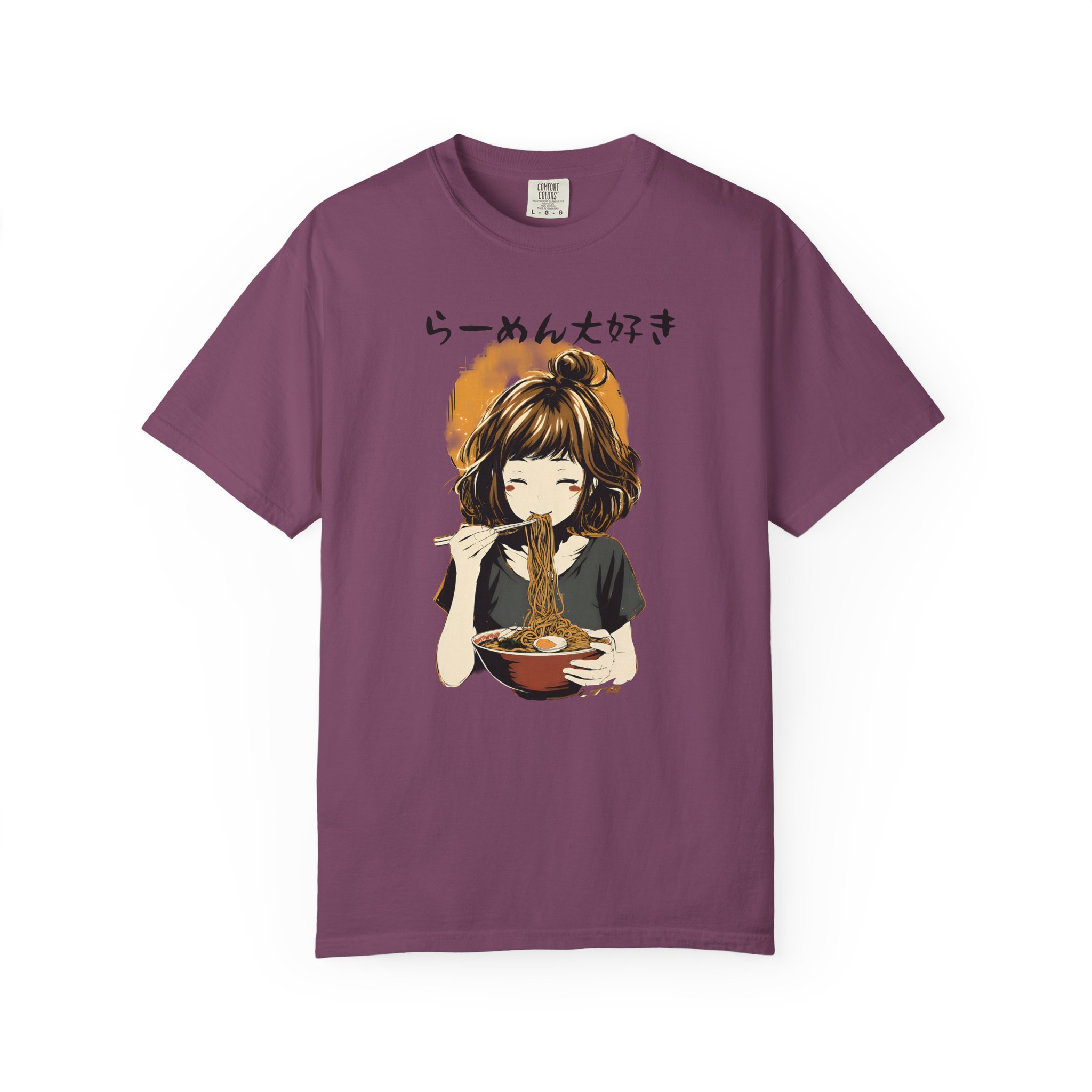 Ramen Lover Anime Girl T-Shirt | Japanese Kawaii Noodle Bowl Manga Streetwear Tee - Image 12