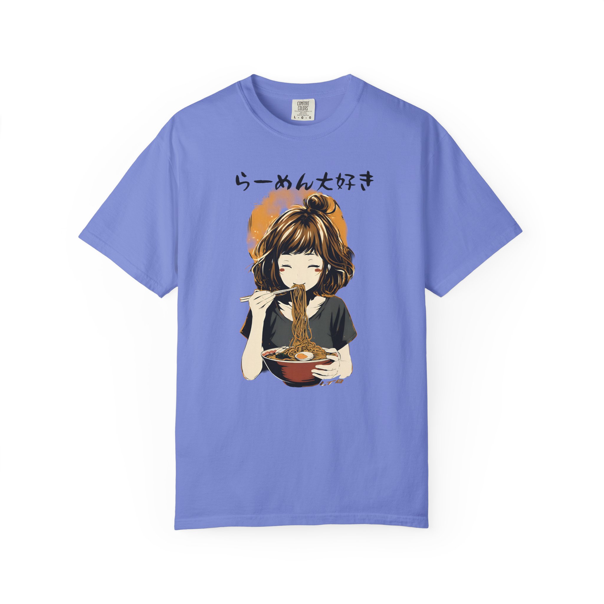 Ramen Lover Anime Girl T-Shirt | Japanese Kawaii Noodle Bowl Manga Streetwear Tee - Image 8