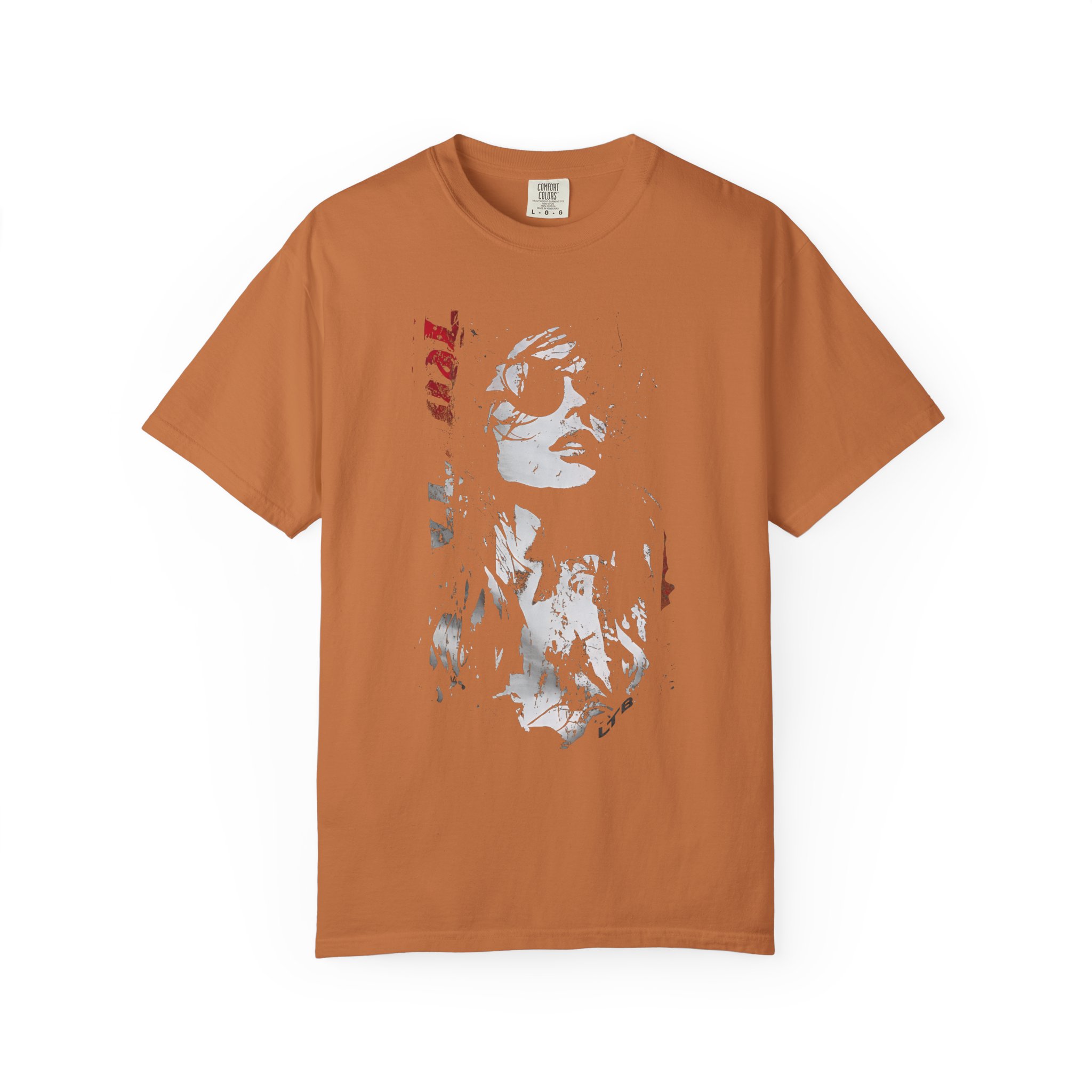 Girl Portrait With Sunglasses T-Shirt | High‑Contrast Art Streetwear Tee - Image 4