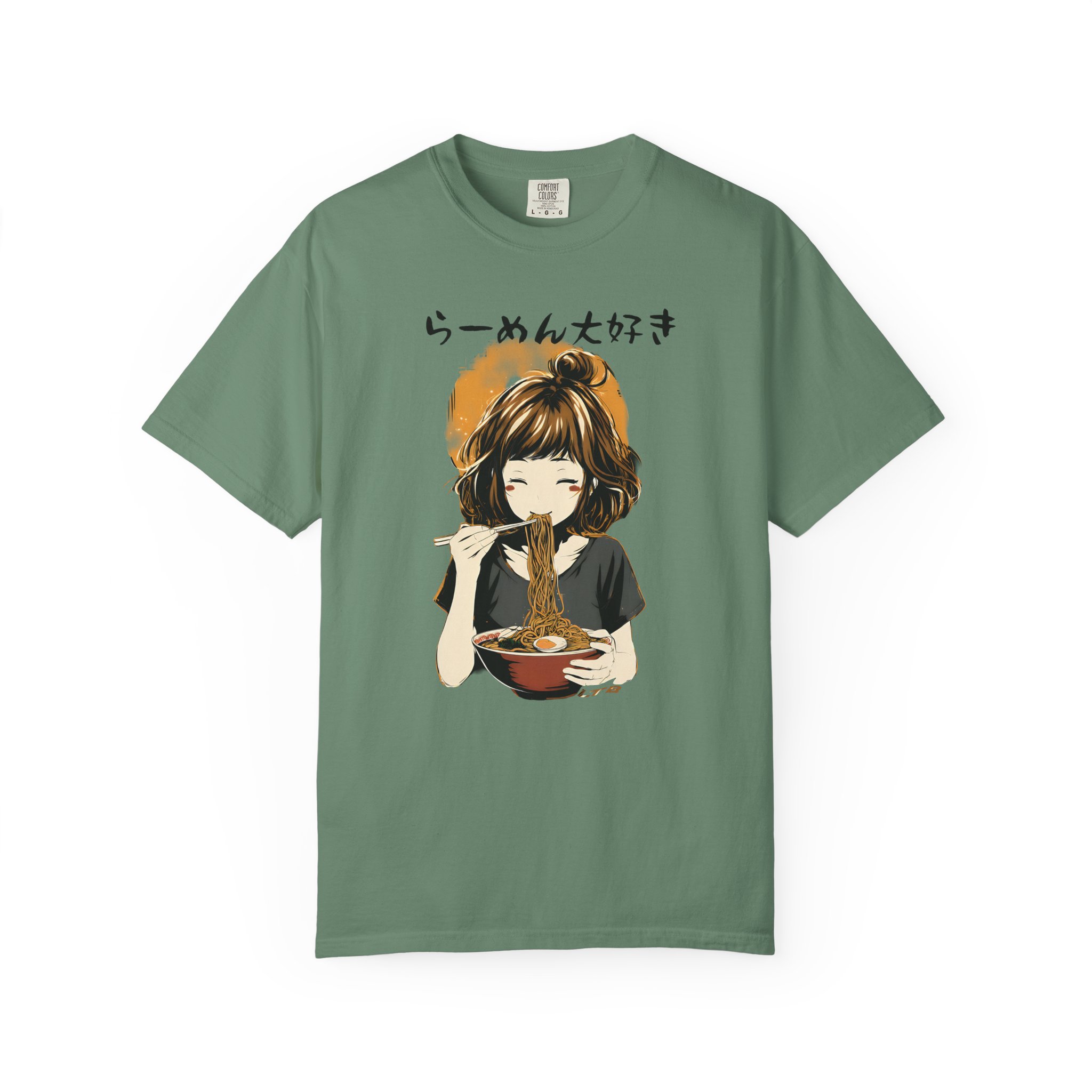 Ramen Lover Anime Girl T-Shirt | Japanese Kawaii Noodle Bowl Manga Streetwear Tee - Image 5
