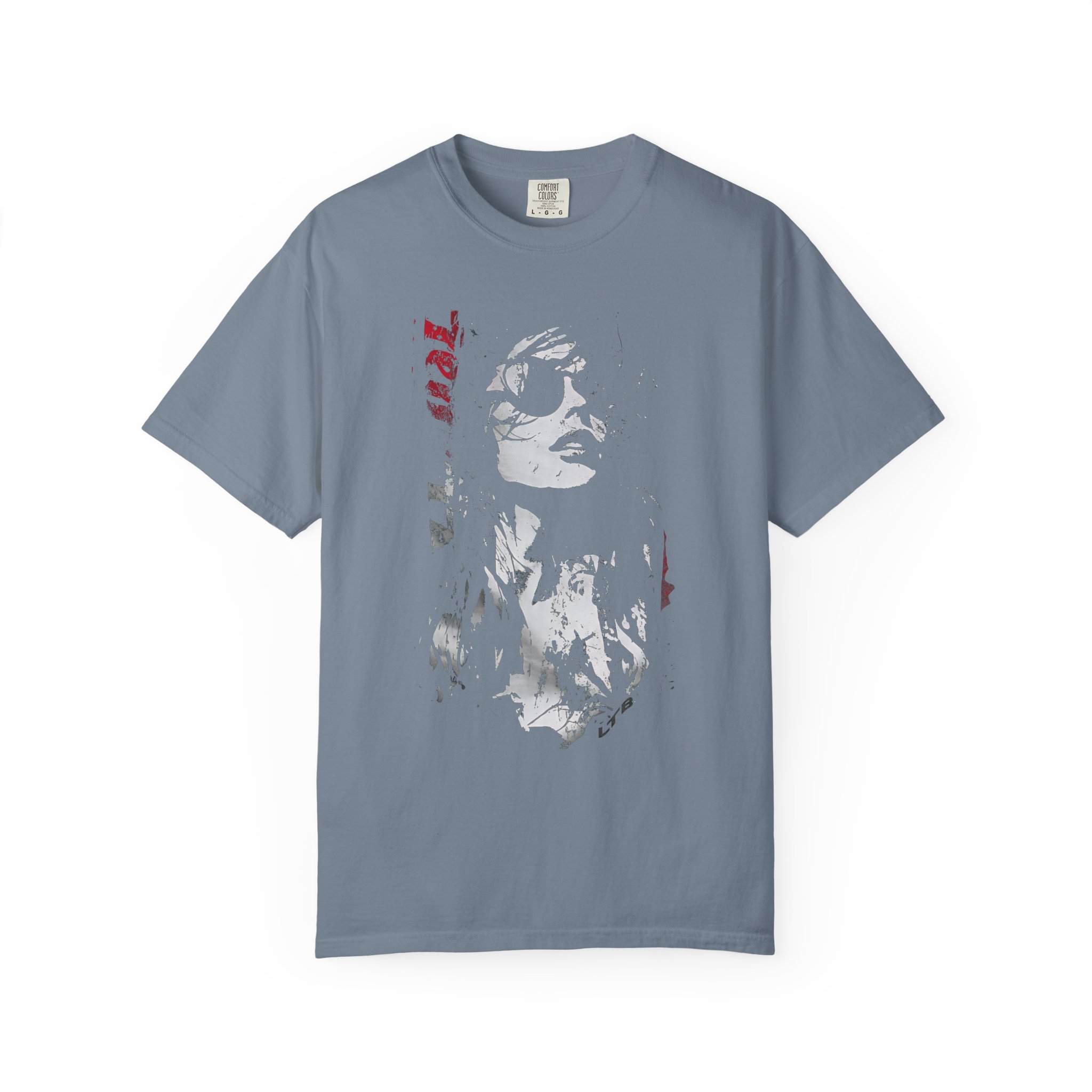 Girl Portrait With Sunglasses T-Shirt | High‑Contrast Art Streetwear Tee - Image 7
