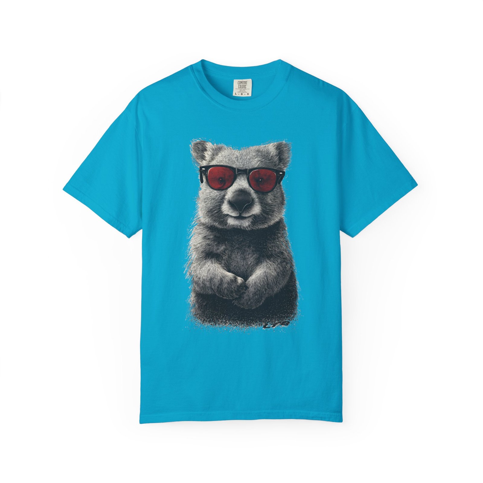 Cool Wombat Sunglasses T-Shirt | Funny Animal Graphic Tee - Image 13