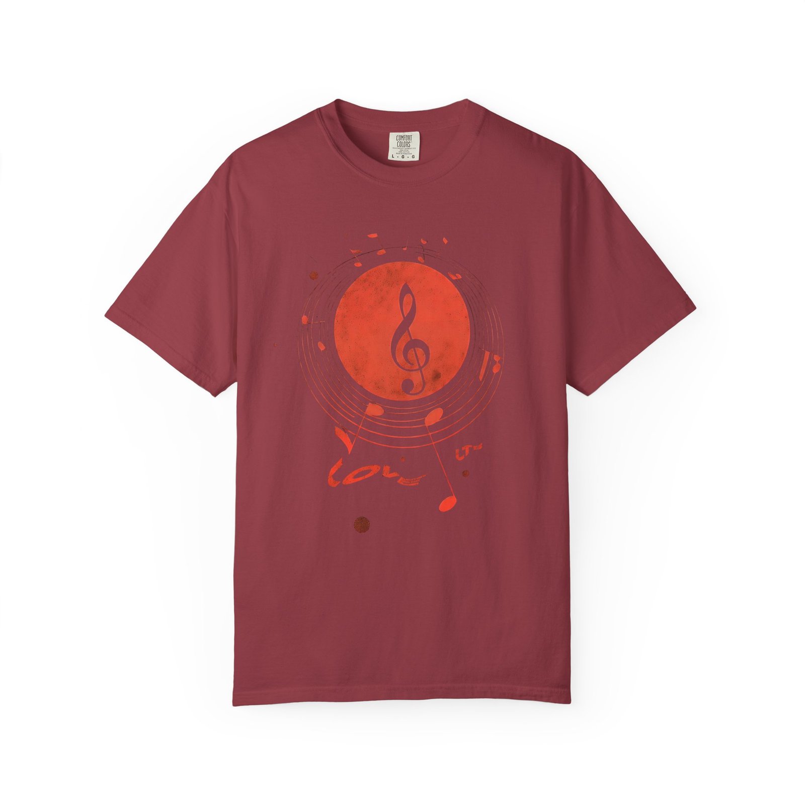 Love Music T-Shirt | Treble Clef Notes Graphic Streetwear Tee - Image 13