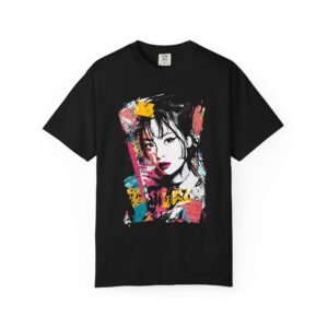 Japanese Pop Art T-Shirt | Tokyo Streetwear Anime Graphic Portrait Tee