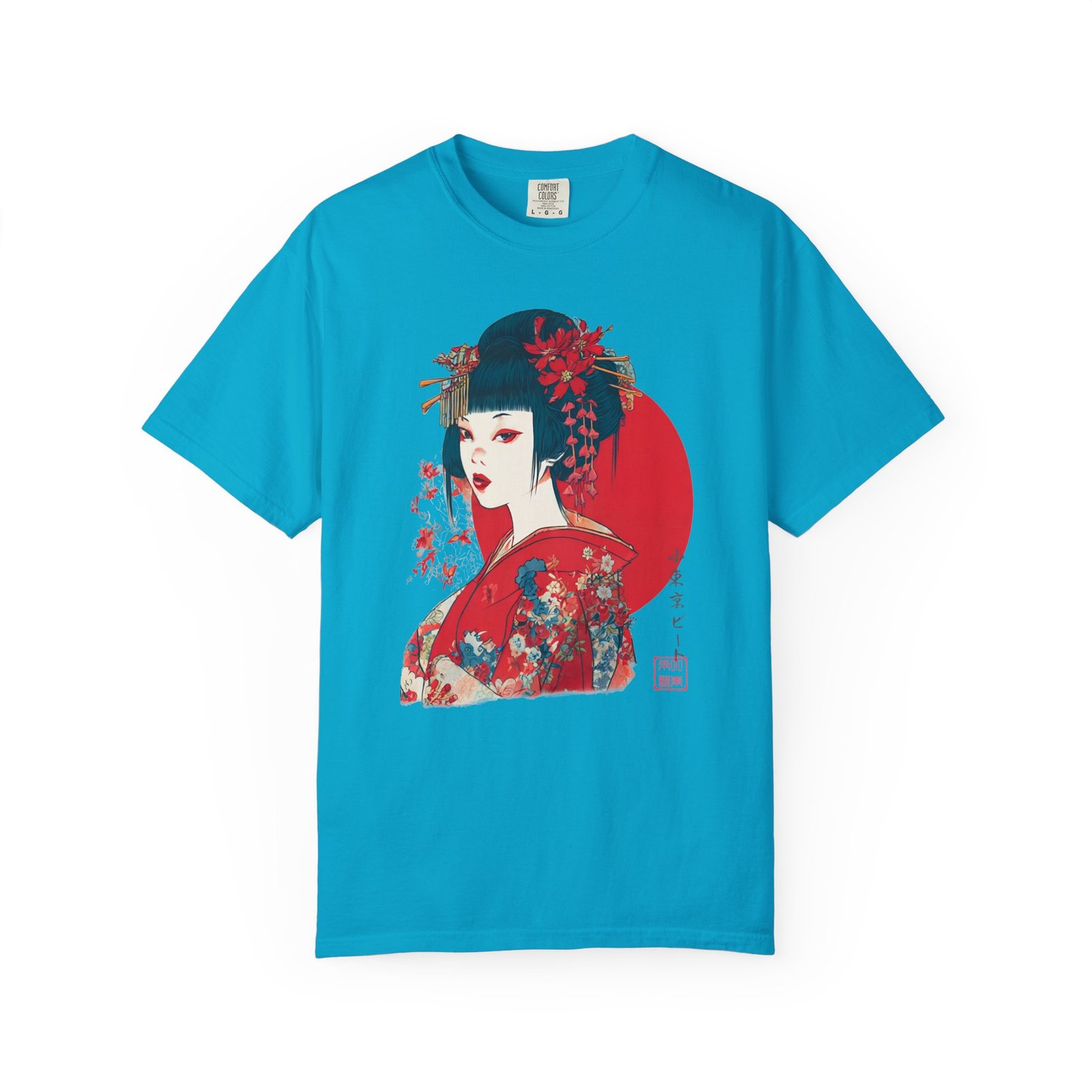 Japanese Geisha Maiko Art T-Shirt | Kimono Art Tokyo Culture Graphic Tee - Image 10