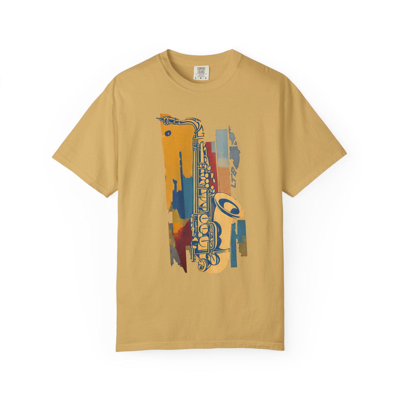 Saxophone Graphic T-Shirt | Modern Jazz Music Art Streetwear Tee - Image 3