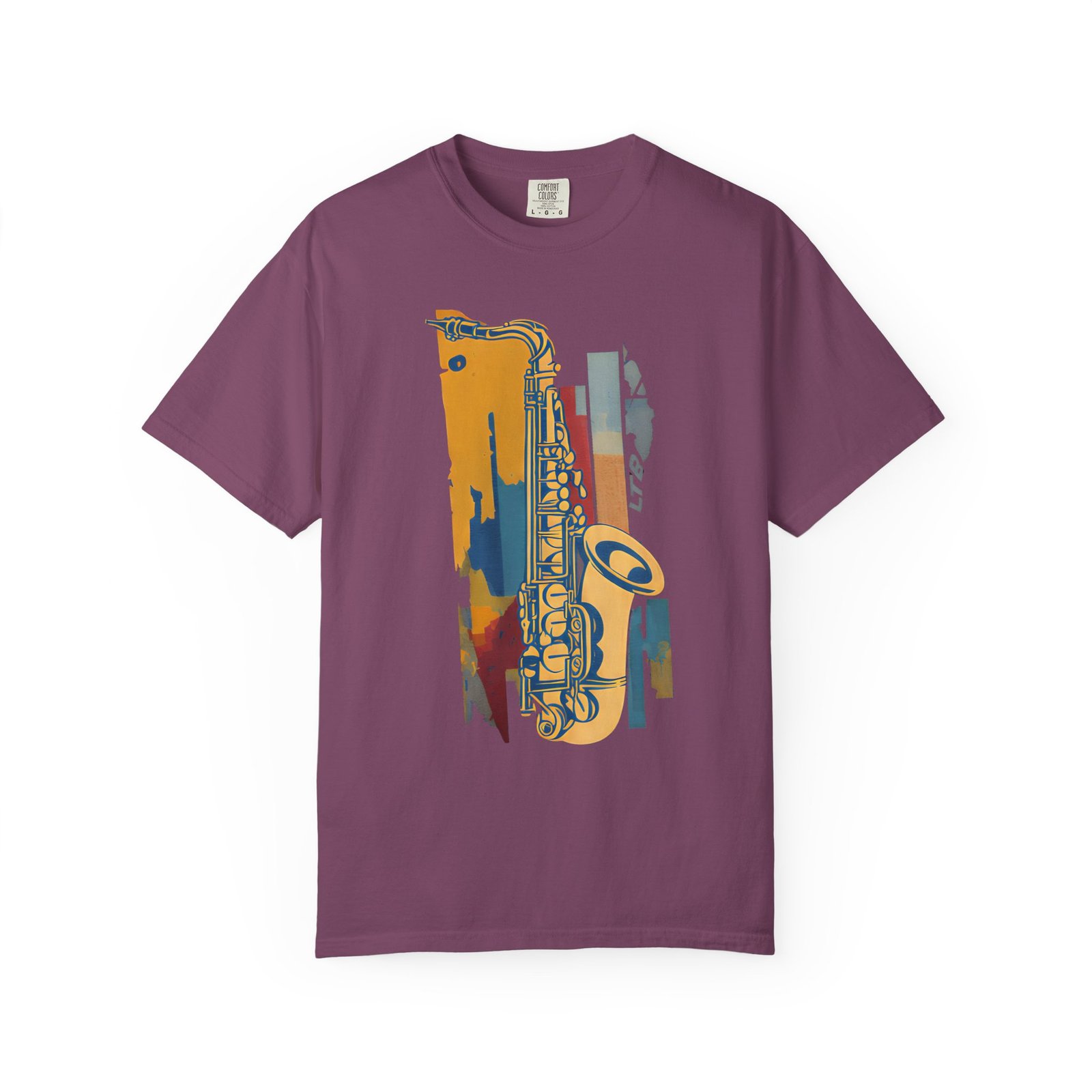 Saxophone Graphic T-Shirt | Modern Jazz Music Art Streetwear Tee - Image 12