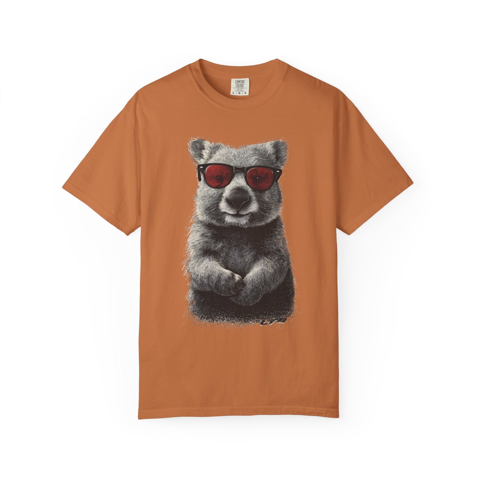 Cool Wombat Sunglasses T-Shirt | Funny Animal Graphic Tee - Image 5