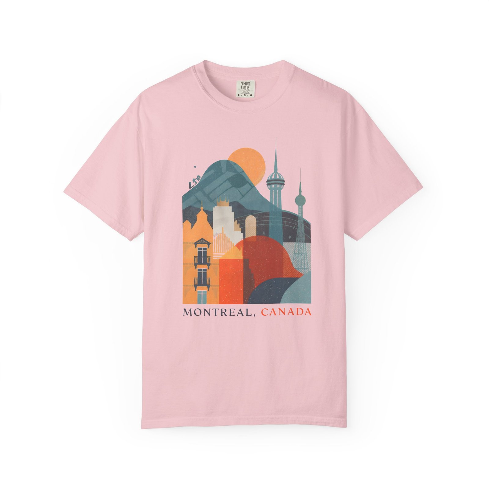 Montreal Canada Cityscape T-Shirt | Skyline Travel Graphic Streetwear Tee - Image 13