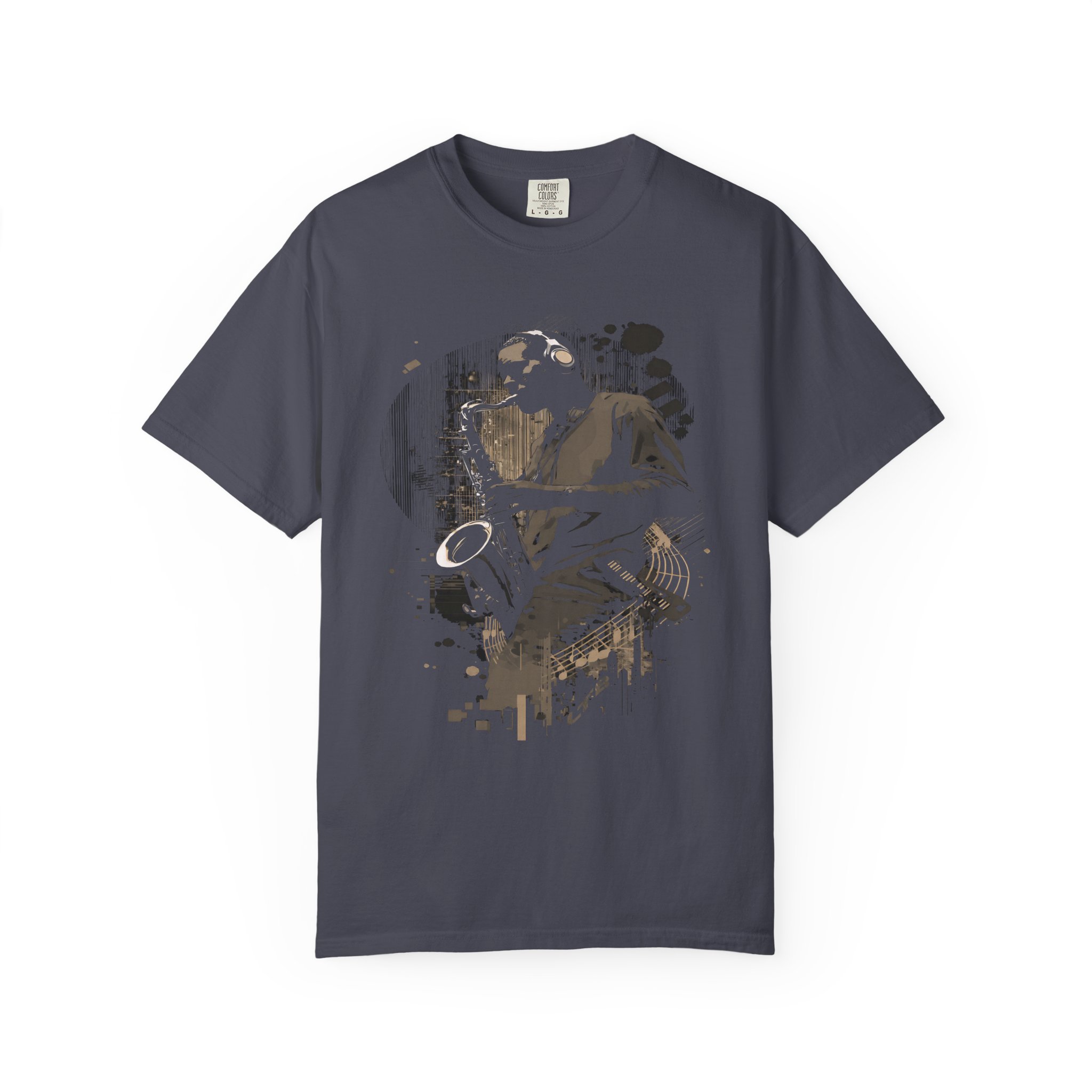 Jazz Saxophone T-Shirt | Urban Musician Graphic Streetwear Tee - Image 9