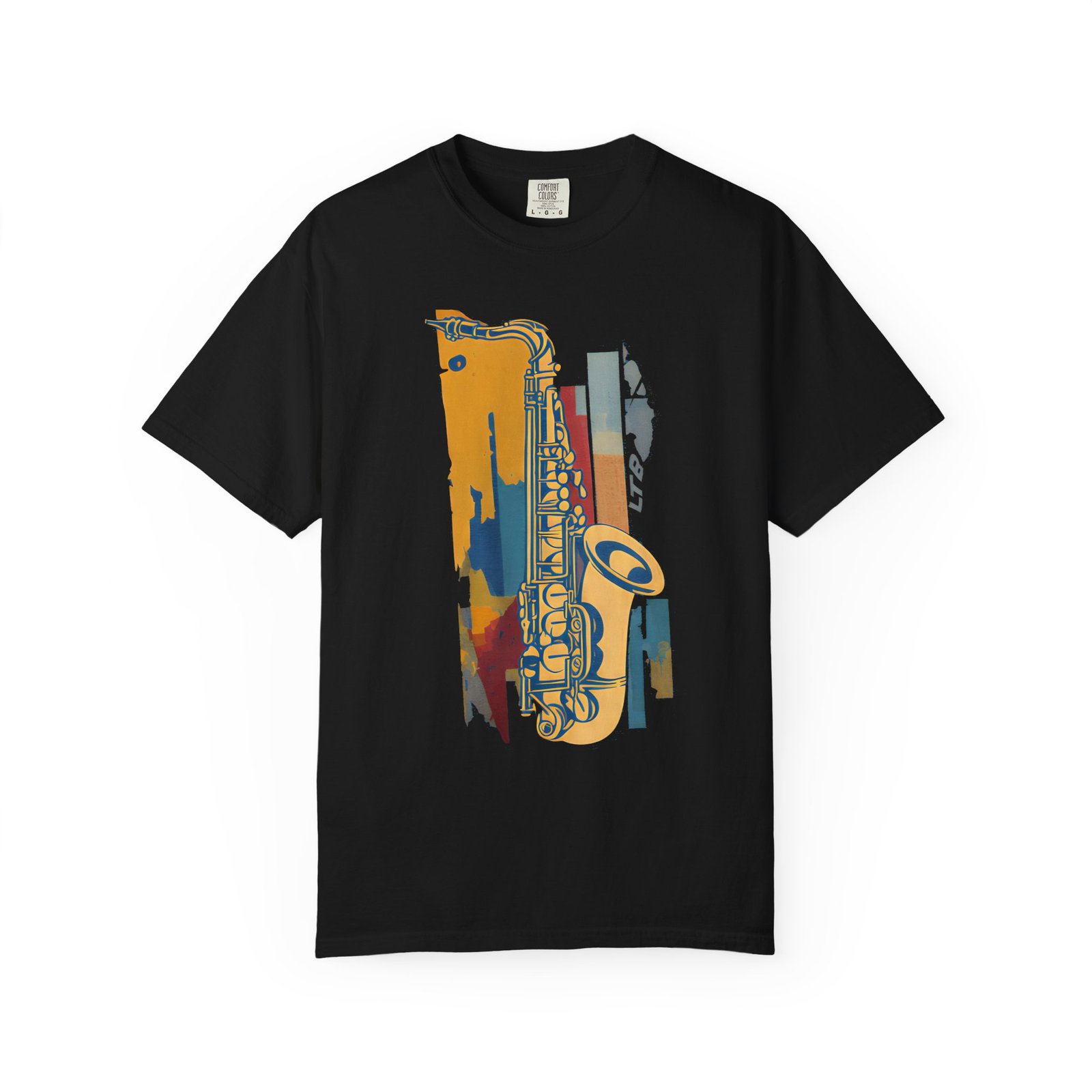 Saxophone Graphic T-Shirt | Modern Jazz Music Art Streetwear Tee - Image 11