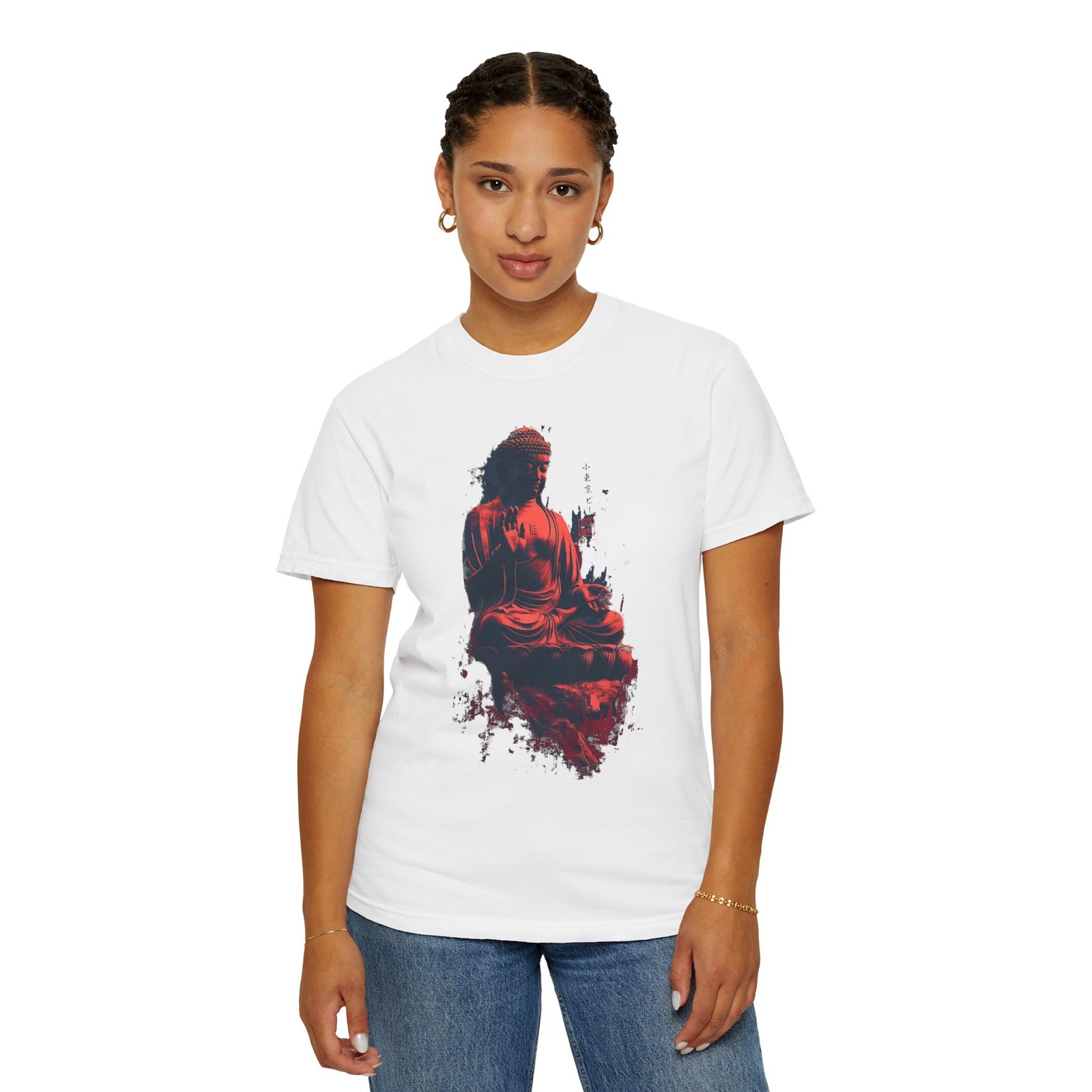 Double Sided Buddha T-Shirt | Zen Buddhist Front & Back Graphic Tee - Image 3