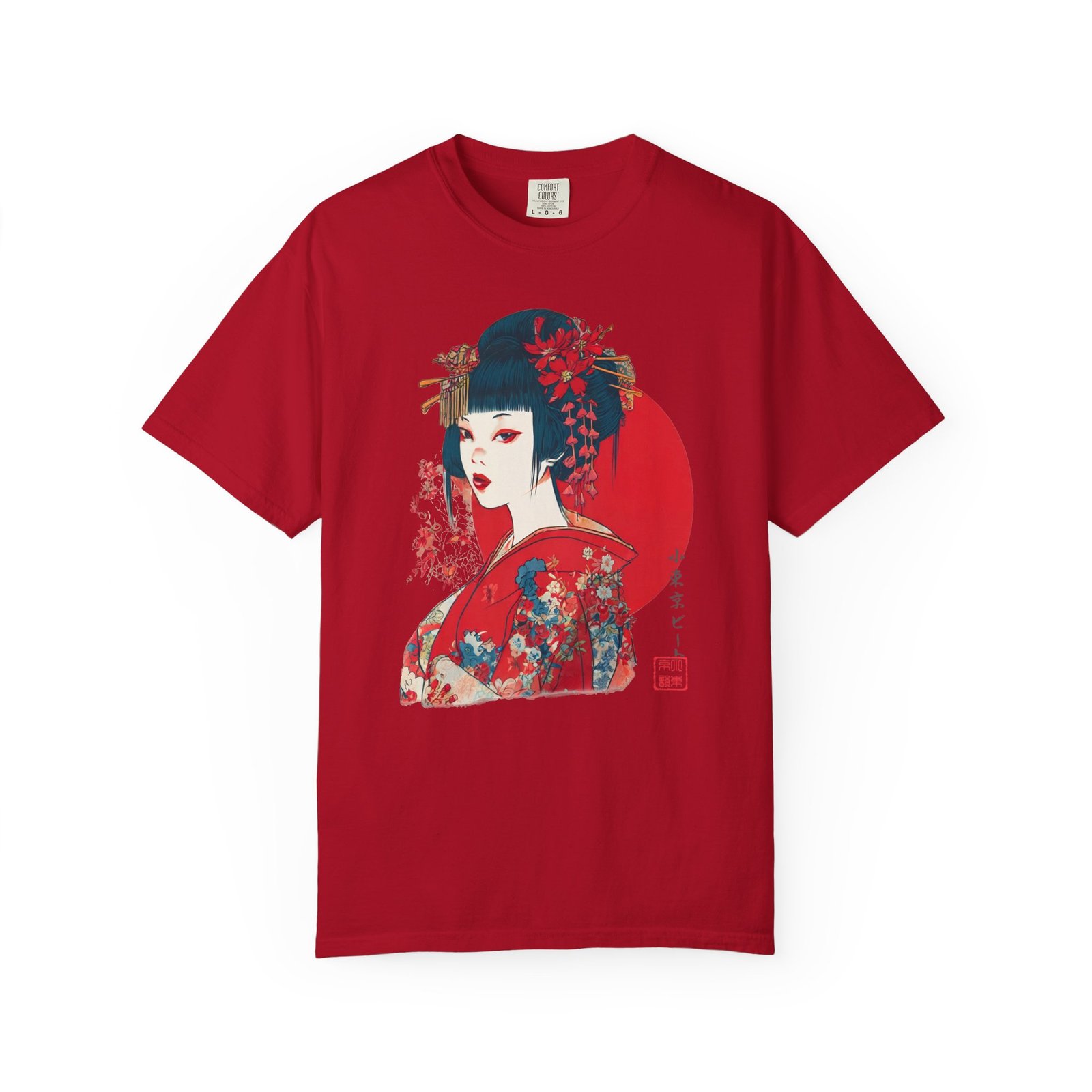 Japanese Geisha Maiko Art T-Shirt | Kimono Art Tokyo Culture Graphic Tee - Image 17