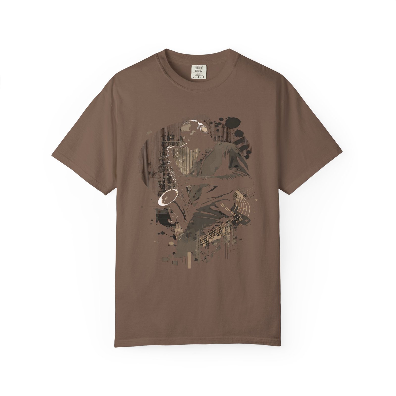Jazz Saxophone T-Shirt | Urban Musician Graphic Streetwear Tee - Image 4