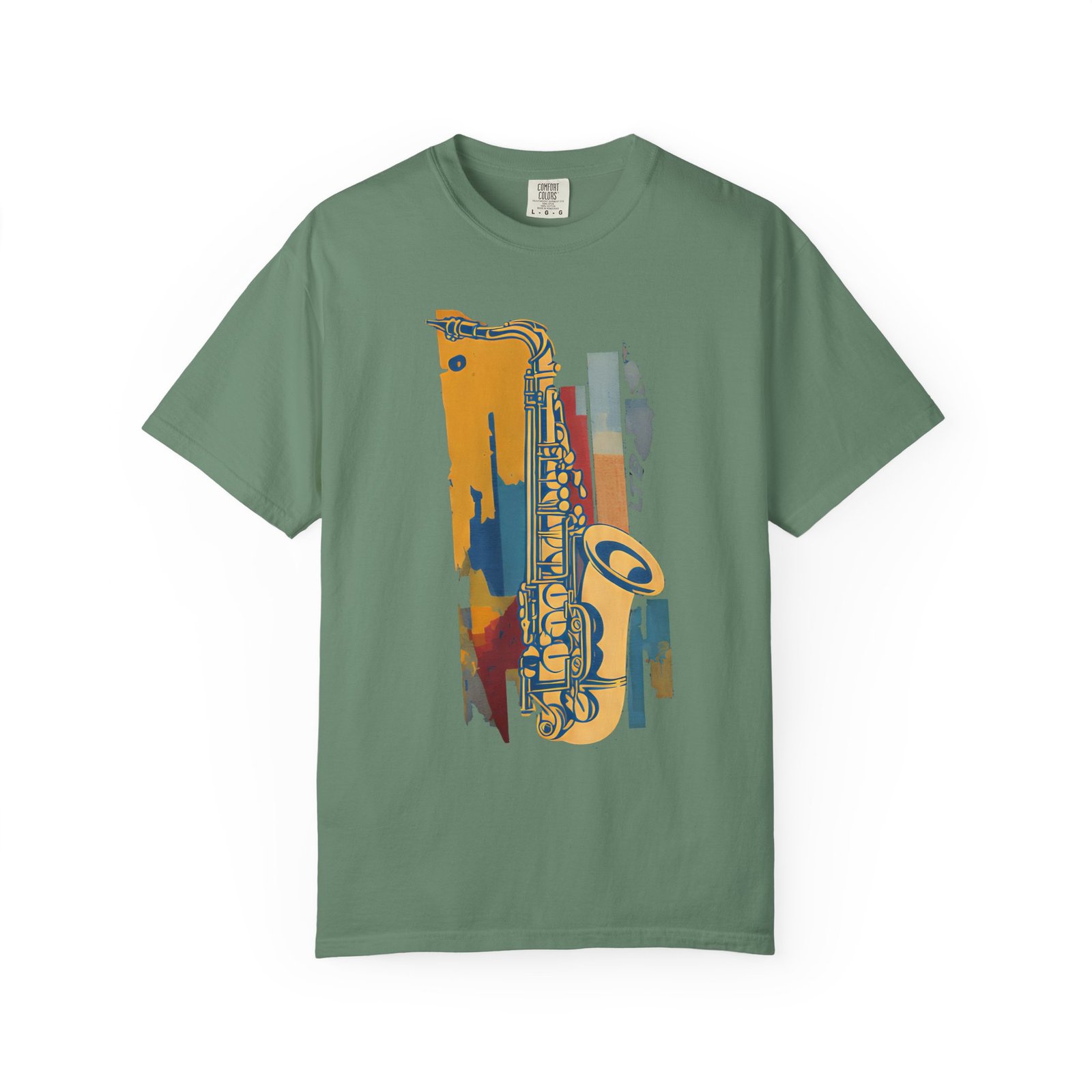 Saxophone Graphic T-Shirt | Modern Jazz Music Art Streetwear Tee - Image 7